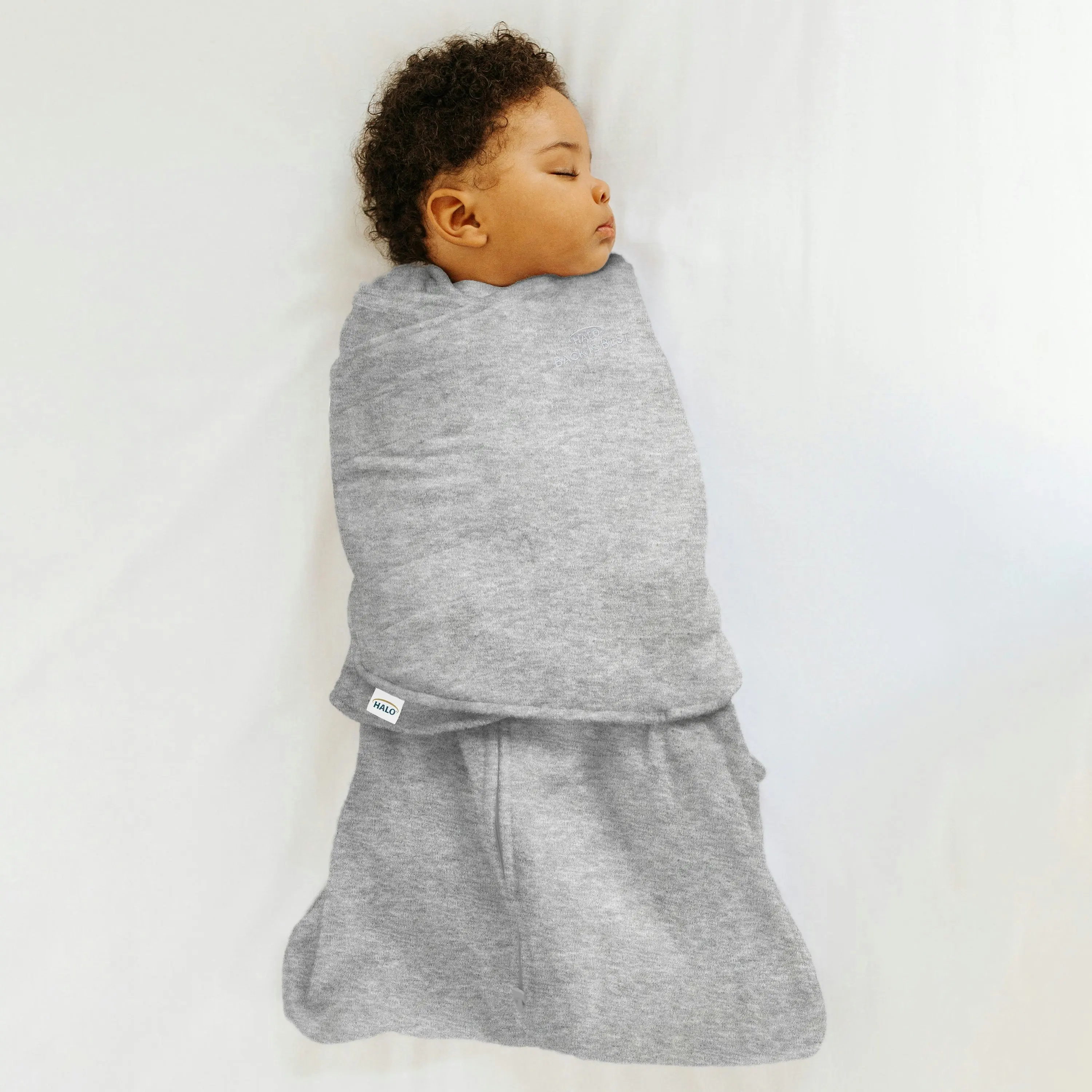 HALO® SleepSack® Swaddle (3-6M) 1.5 TOG - Heather Grey