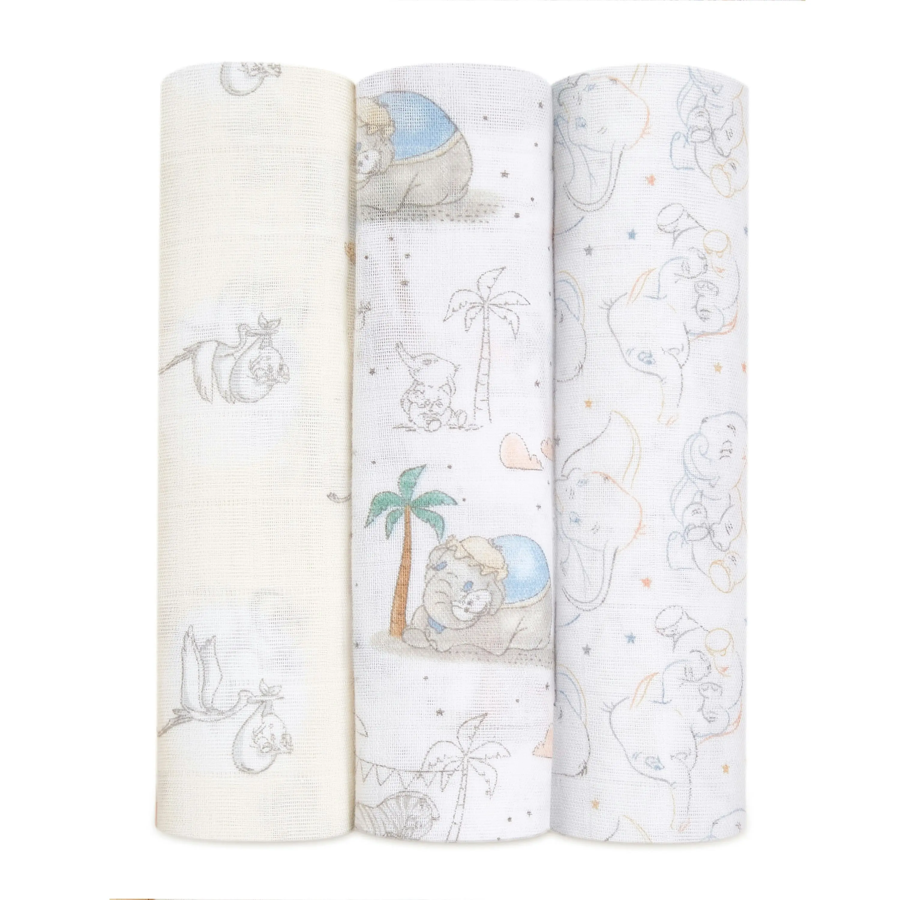 Aden + Anais my darling dumbo 3-pack swaddles