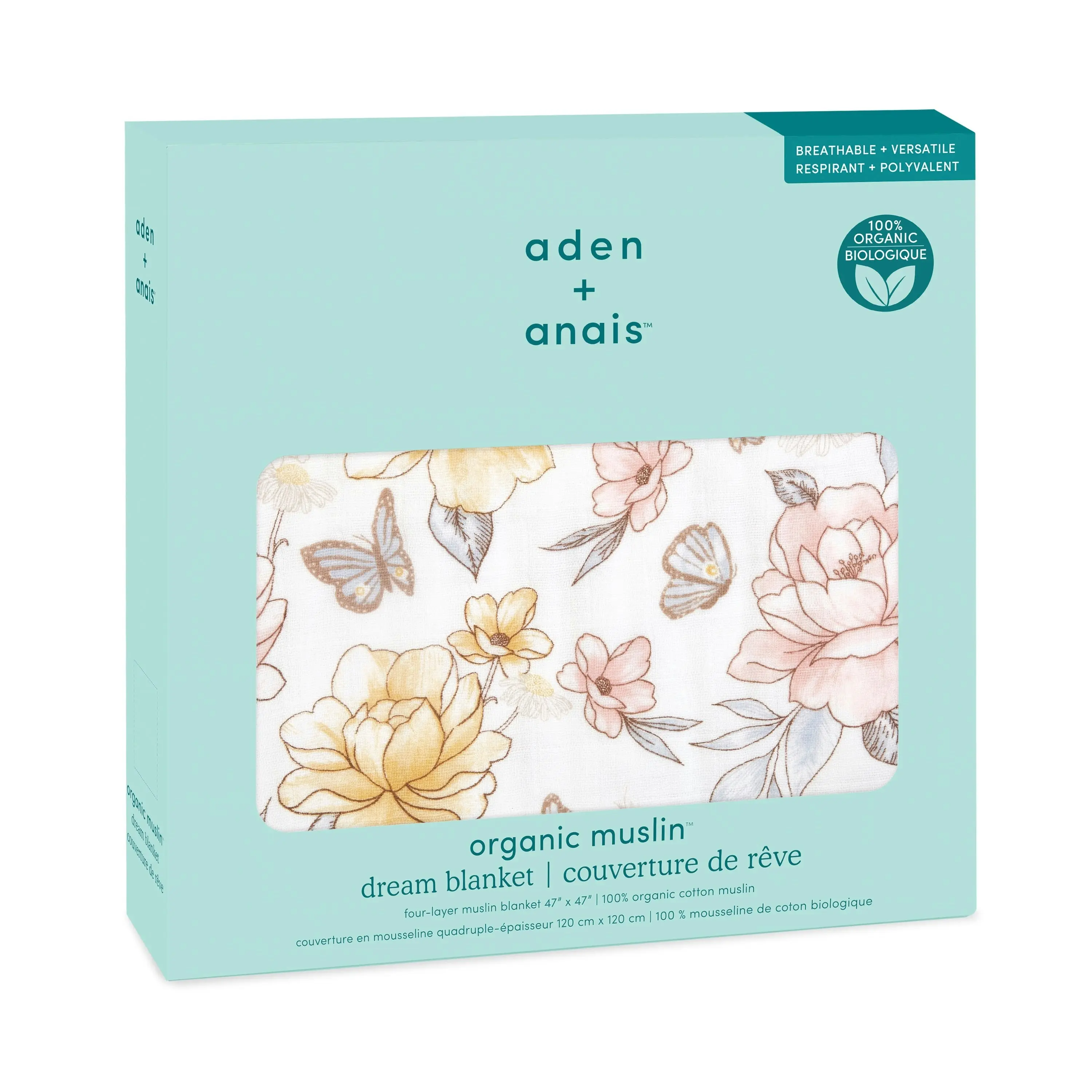 Aden + Anais earthly ORGANIC dream blanket