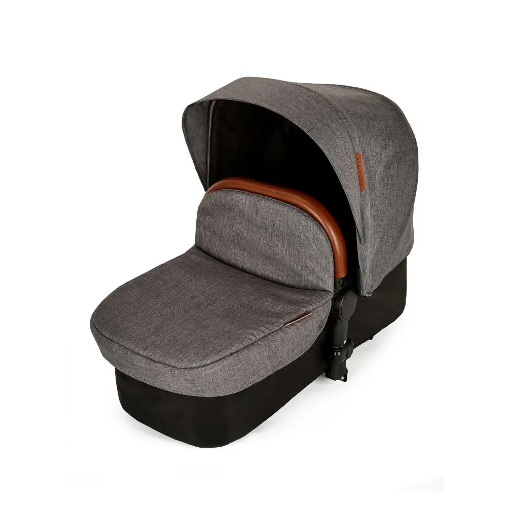 Stomp V3 All In One Four Wheel Pram (AUS) - Black / Graphite Grey / Tan