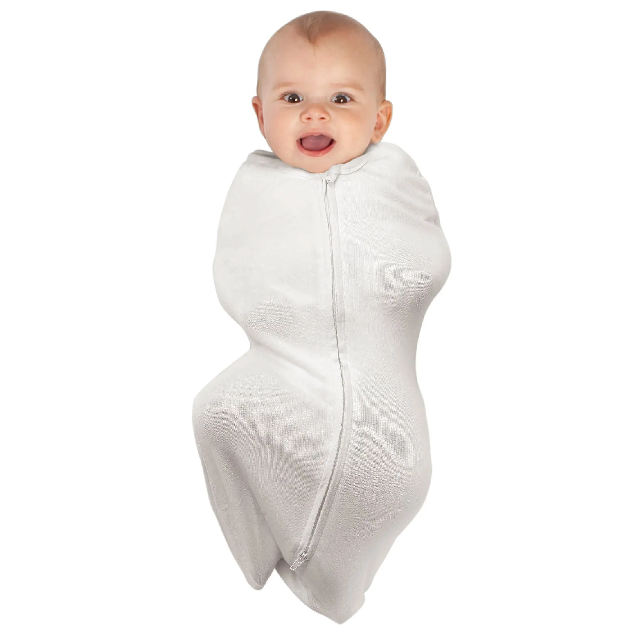 babystudio Bright White Bamboo - swaddle pouch 0.5 TOG