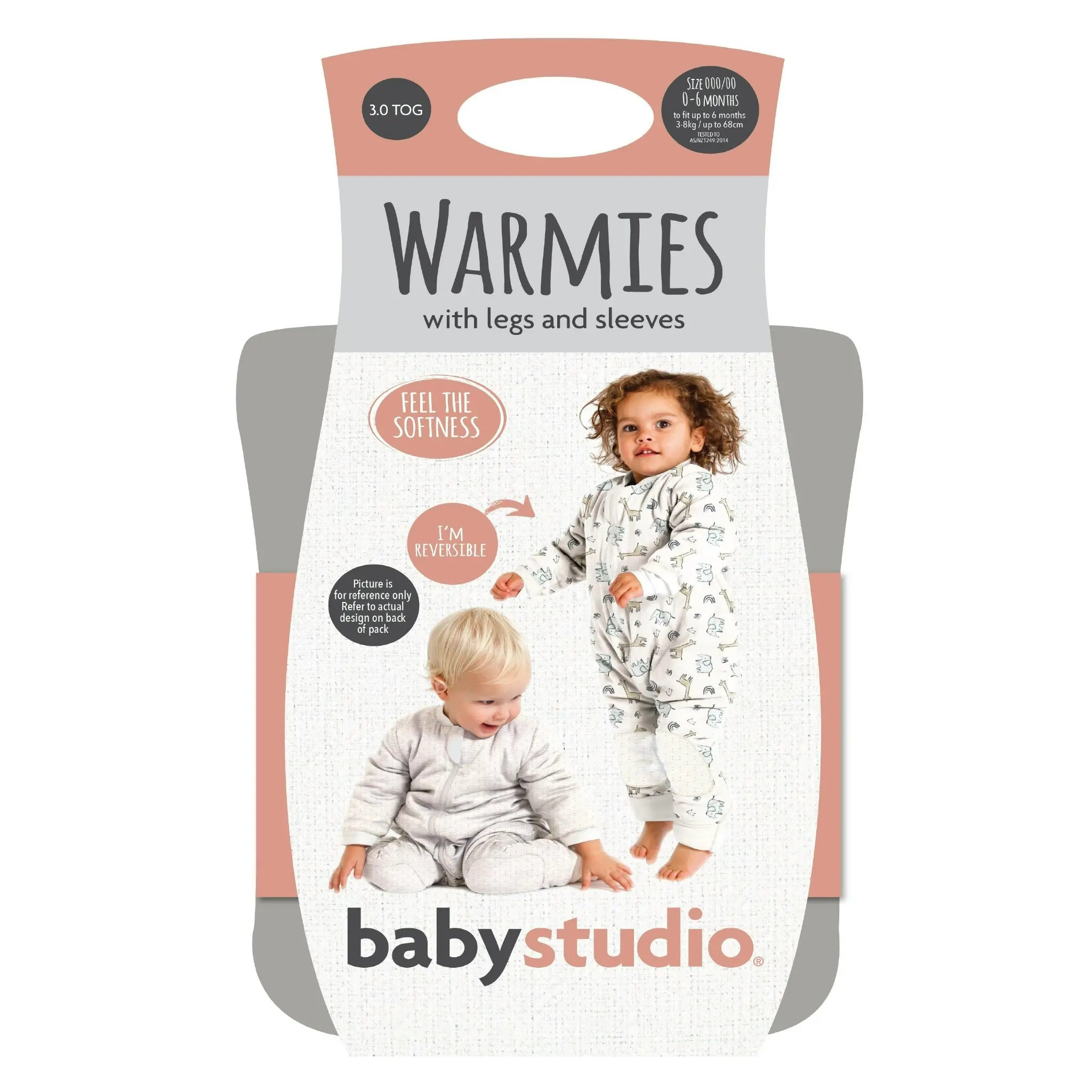 babystudio Warmies Cotton with legs no arms 3.0TOG (12-24 Months) | babystudio