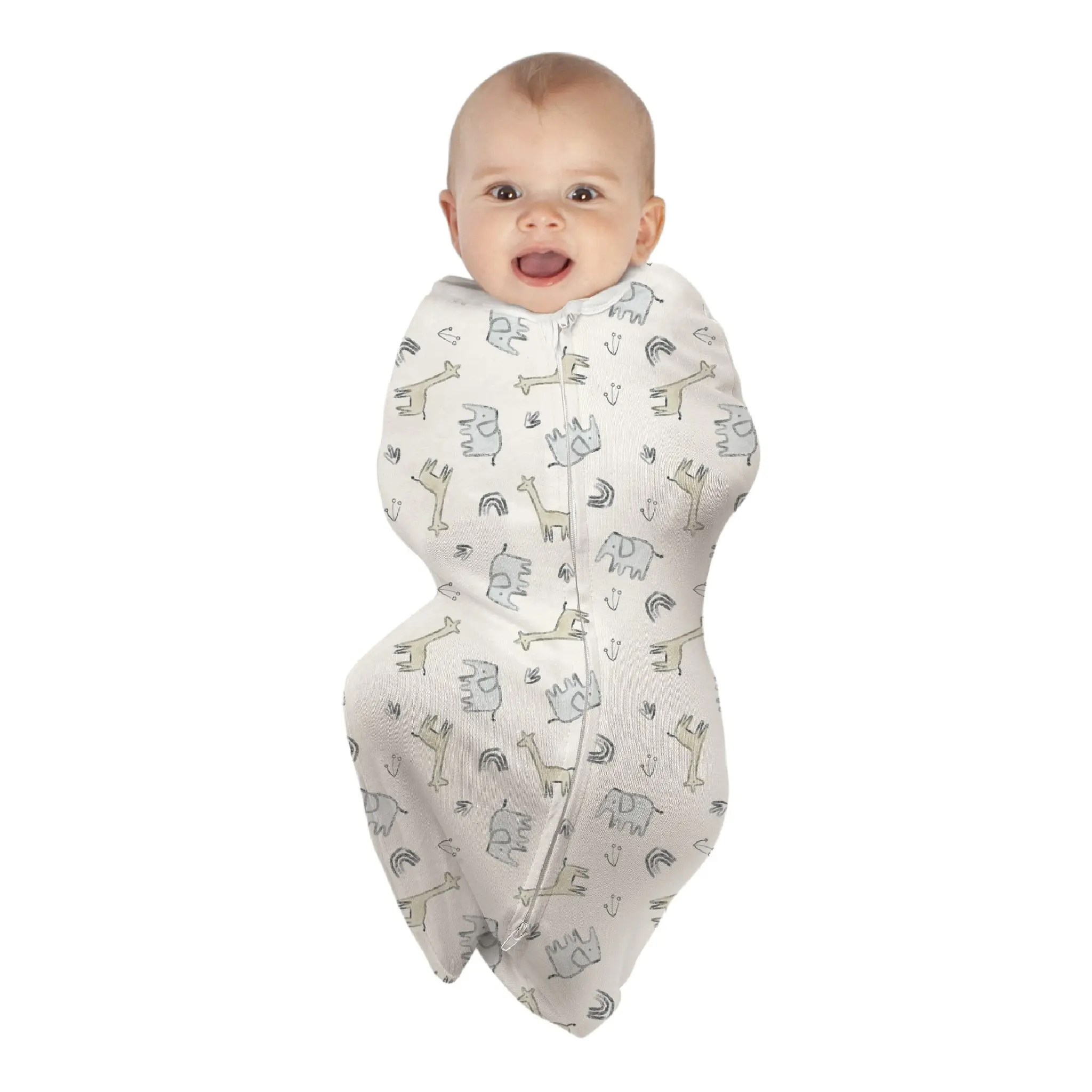 babystudio Rumble Jungle - BCI Cotton Swaddle Pouch