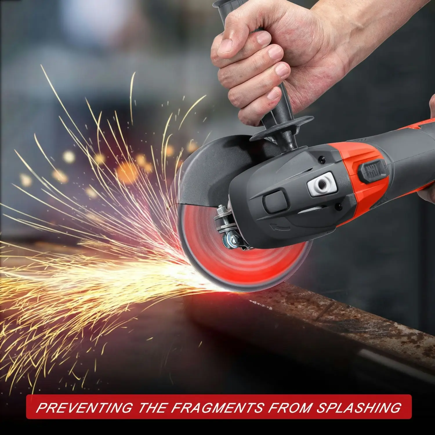 Topex 20V Cordless Angle Grinder 125mm Li-ion Grinding Cutting Power Tool