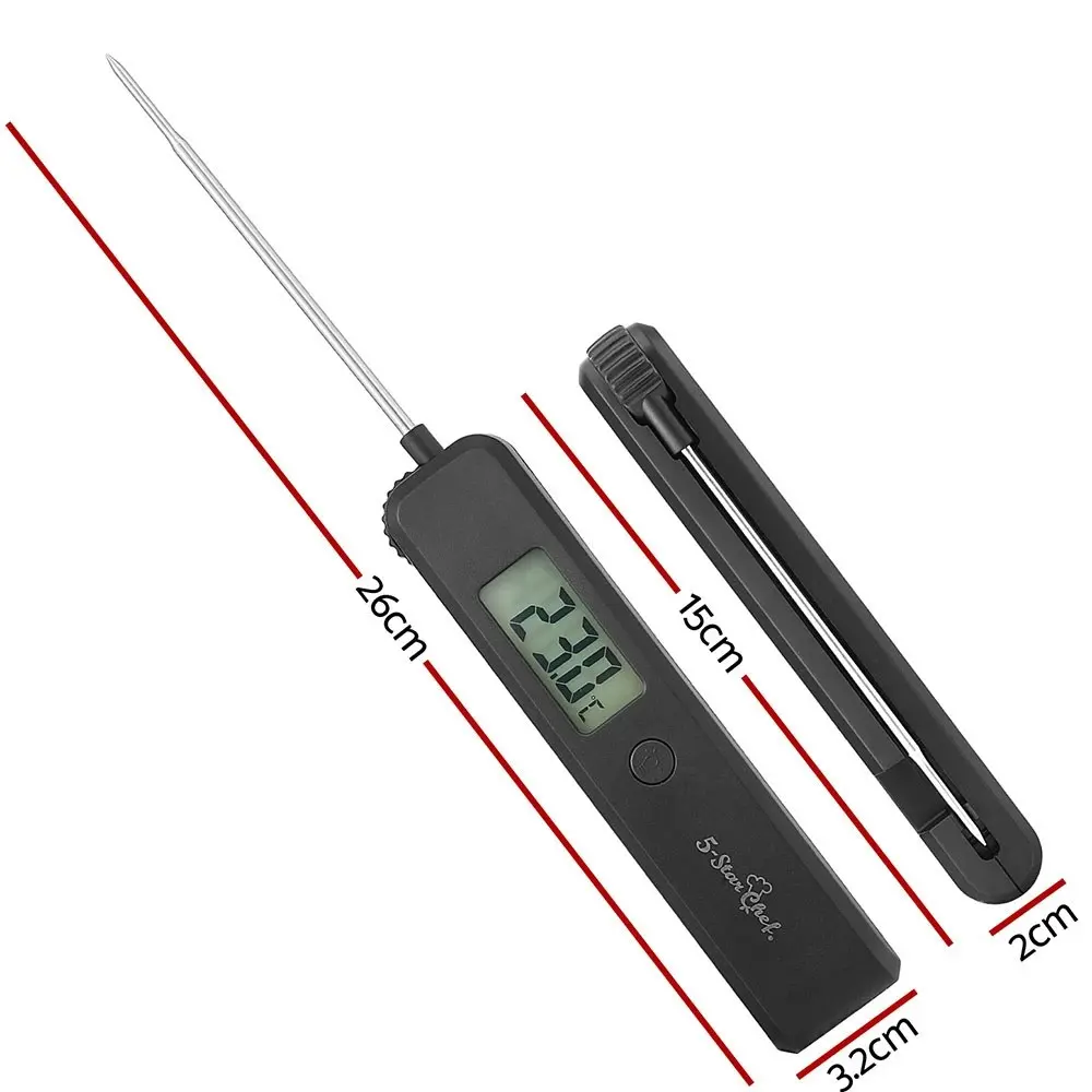 5-star Chef Food Thermometer  BBQ Meat Instant Read Cooking Fast Smoker Jam Pizza