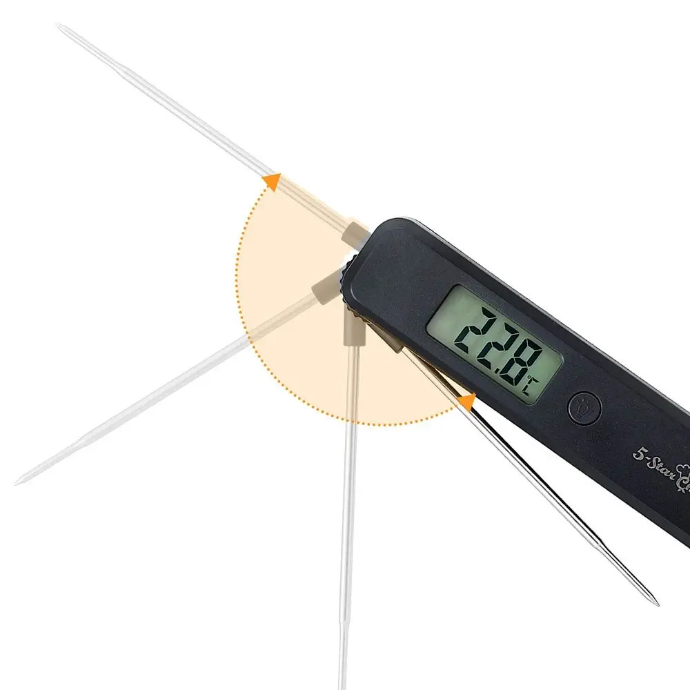 5-star Chef Food Thermometer  BBQ Meat Instant Read Cooking Fast Smoker Jam Pizza