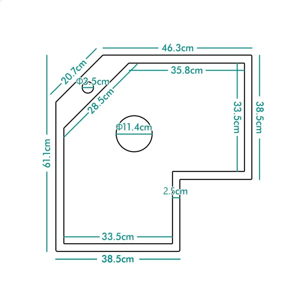 Alfordson Kitchen Sink Stainless Steel Drop in Flush Mount Single Bowl 860X600MM