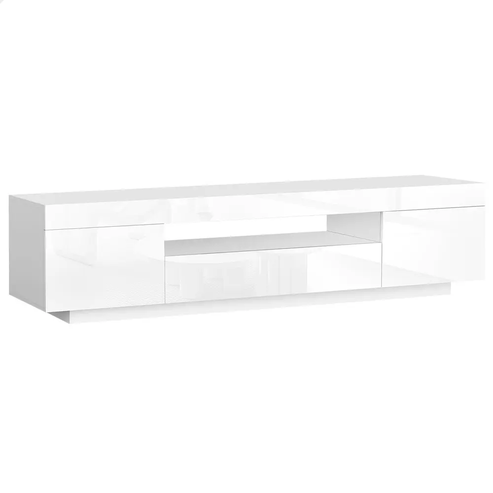 Alfordson Entertainment Unit Gloss White 180cm