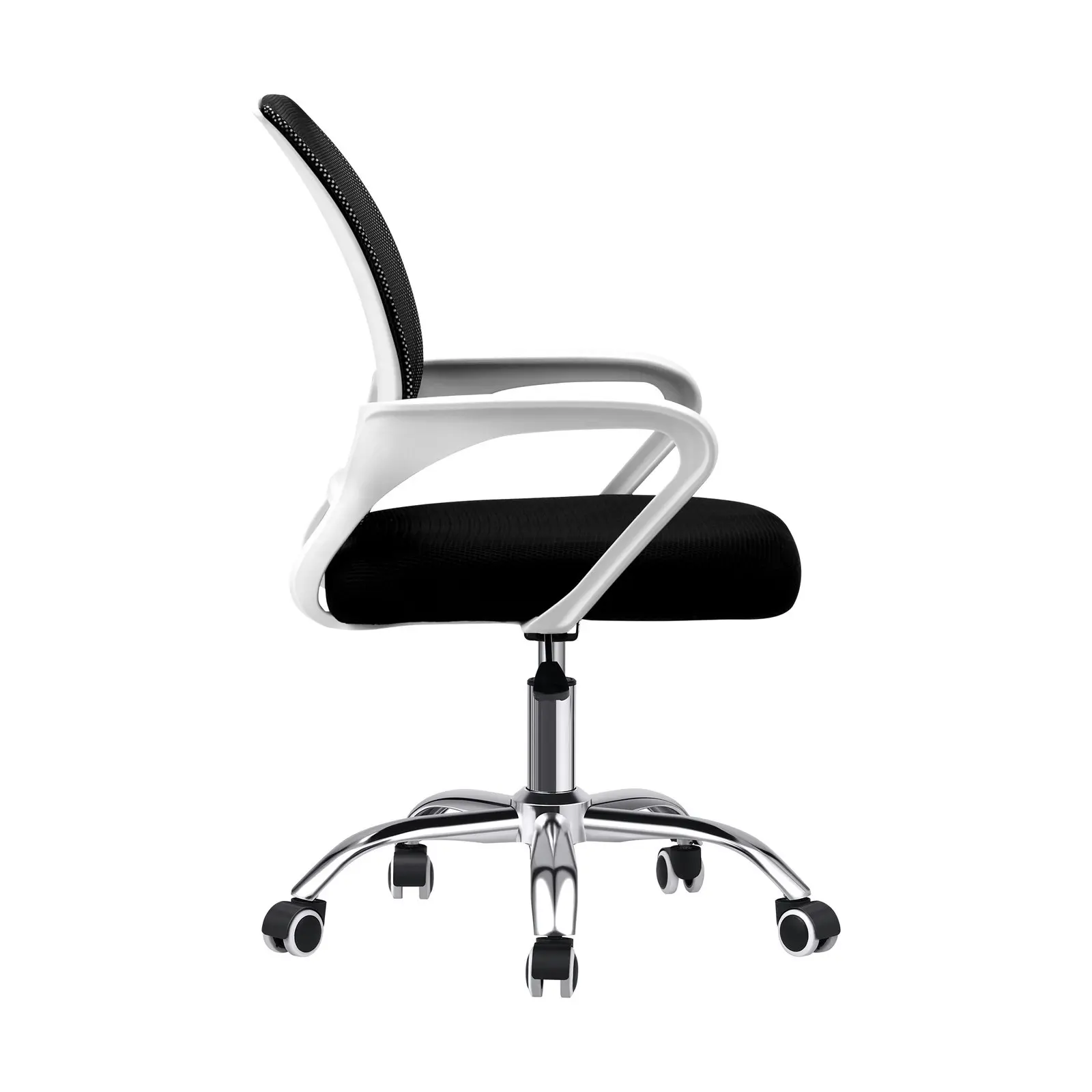 Oikiture Office Gaming Chair Computer Mesh Chairs Executive Foam White&Black