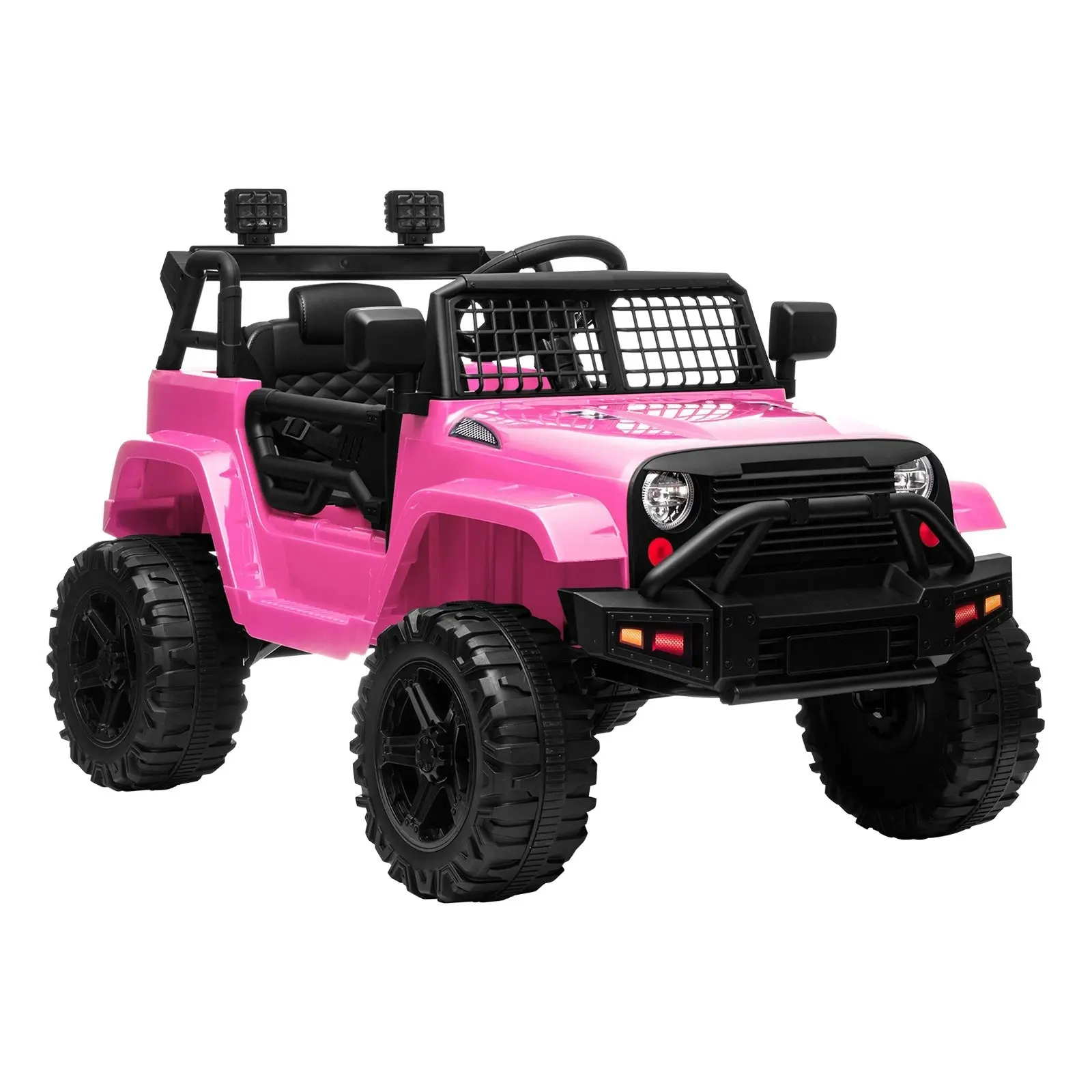 Mazam Kids Ride On Car Jeep Electric Vehicle Toy Remote Cars Gift 12V LED Light Pink