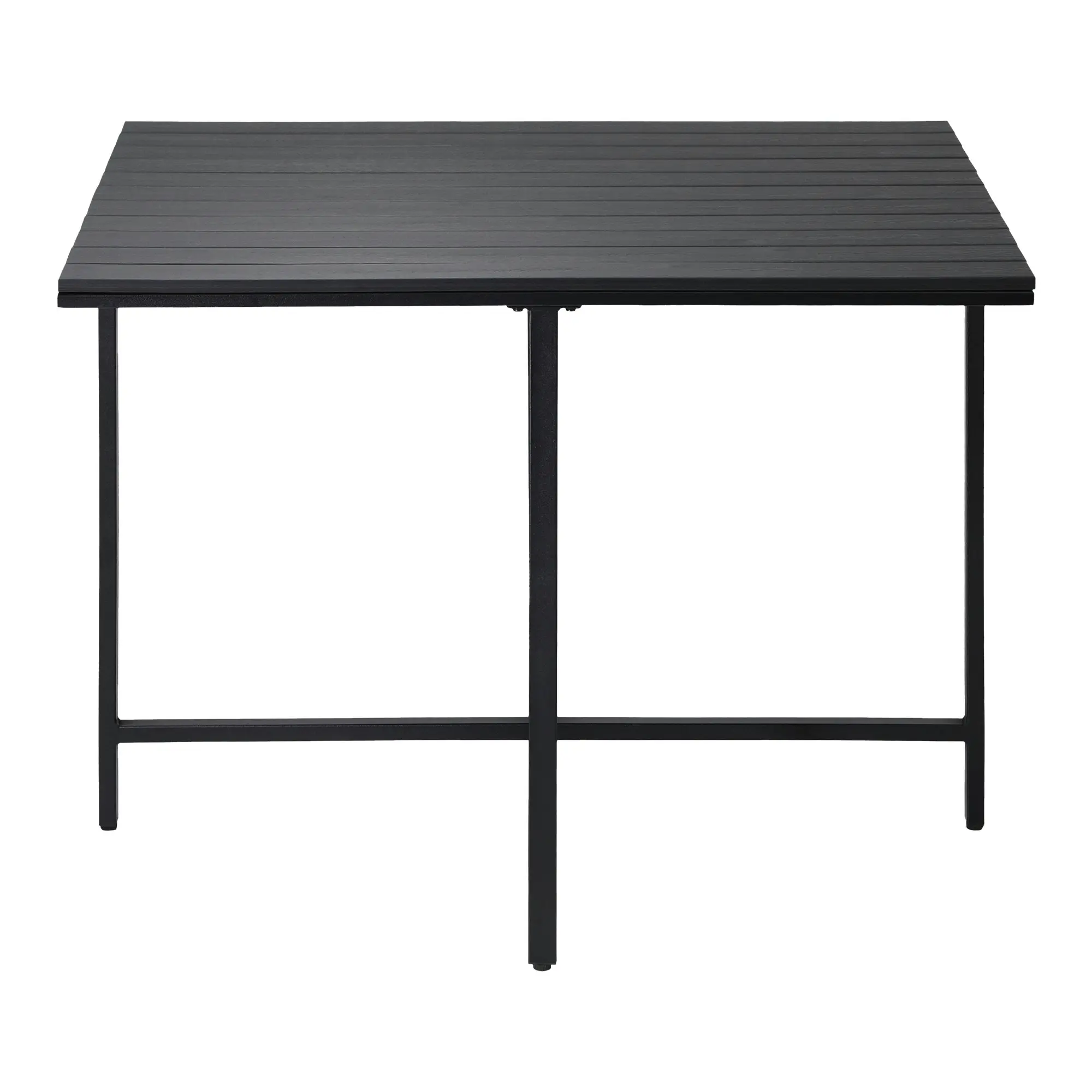 Livsip Outdoor Dining Table Furniture Lounge Patio Garden Black Wood-Plastic