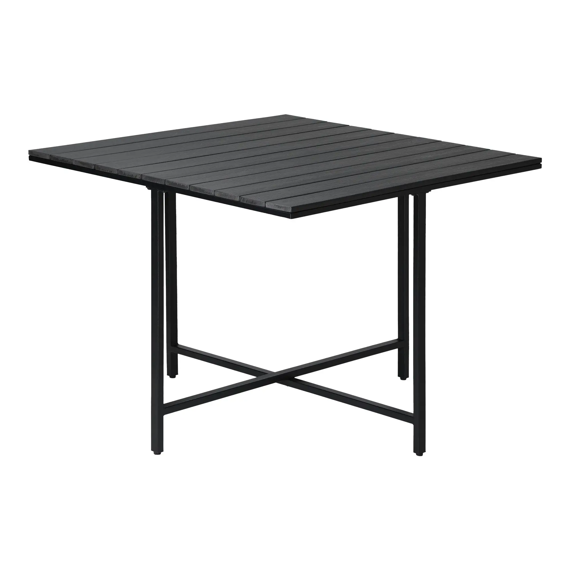 Livsip Outdoor Dining Table Furniture Lounge Patio Garden Black Wood-Plastic