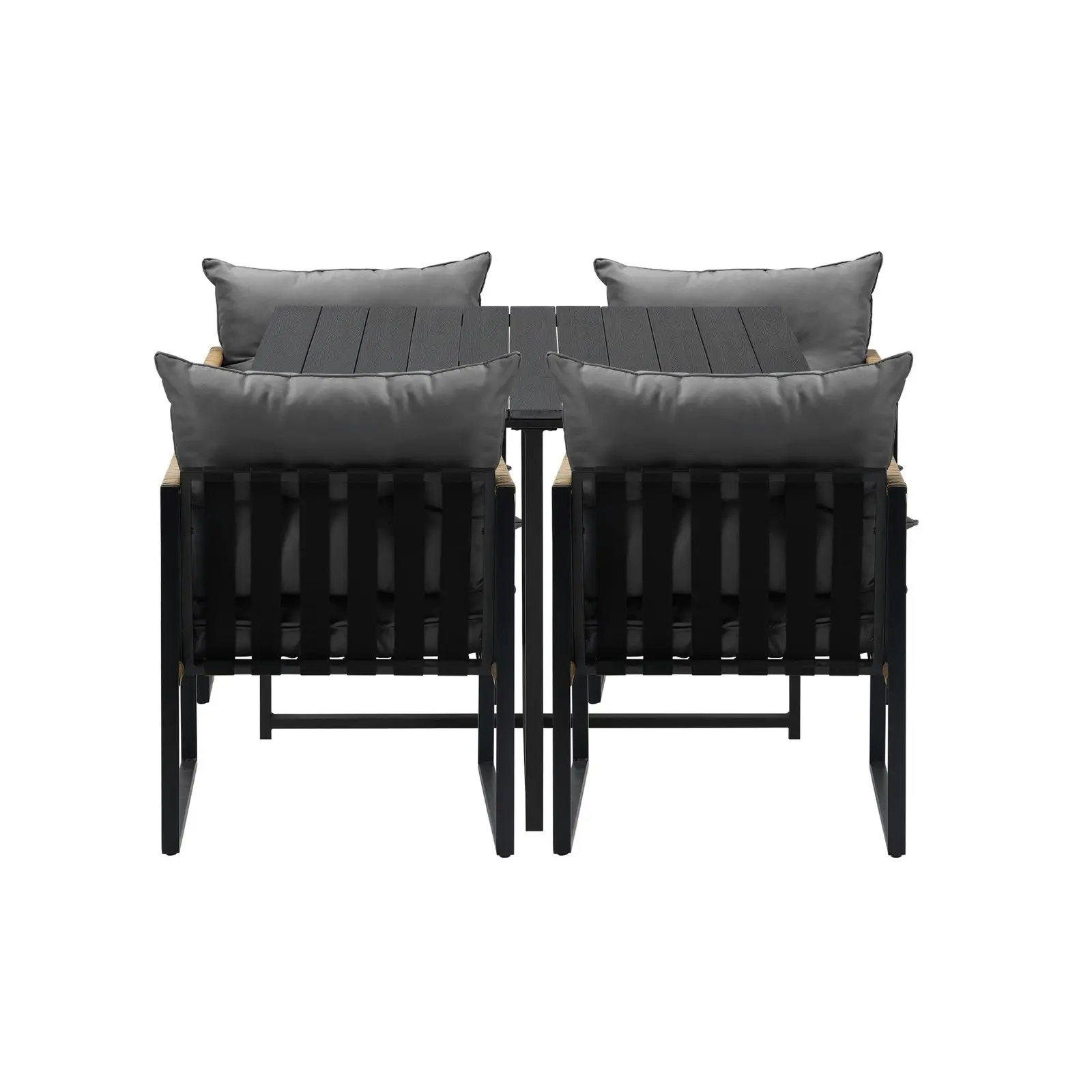 Livsip Outdoor Dining Set Patio Furniture Garden 4 Seater