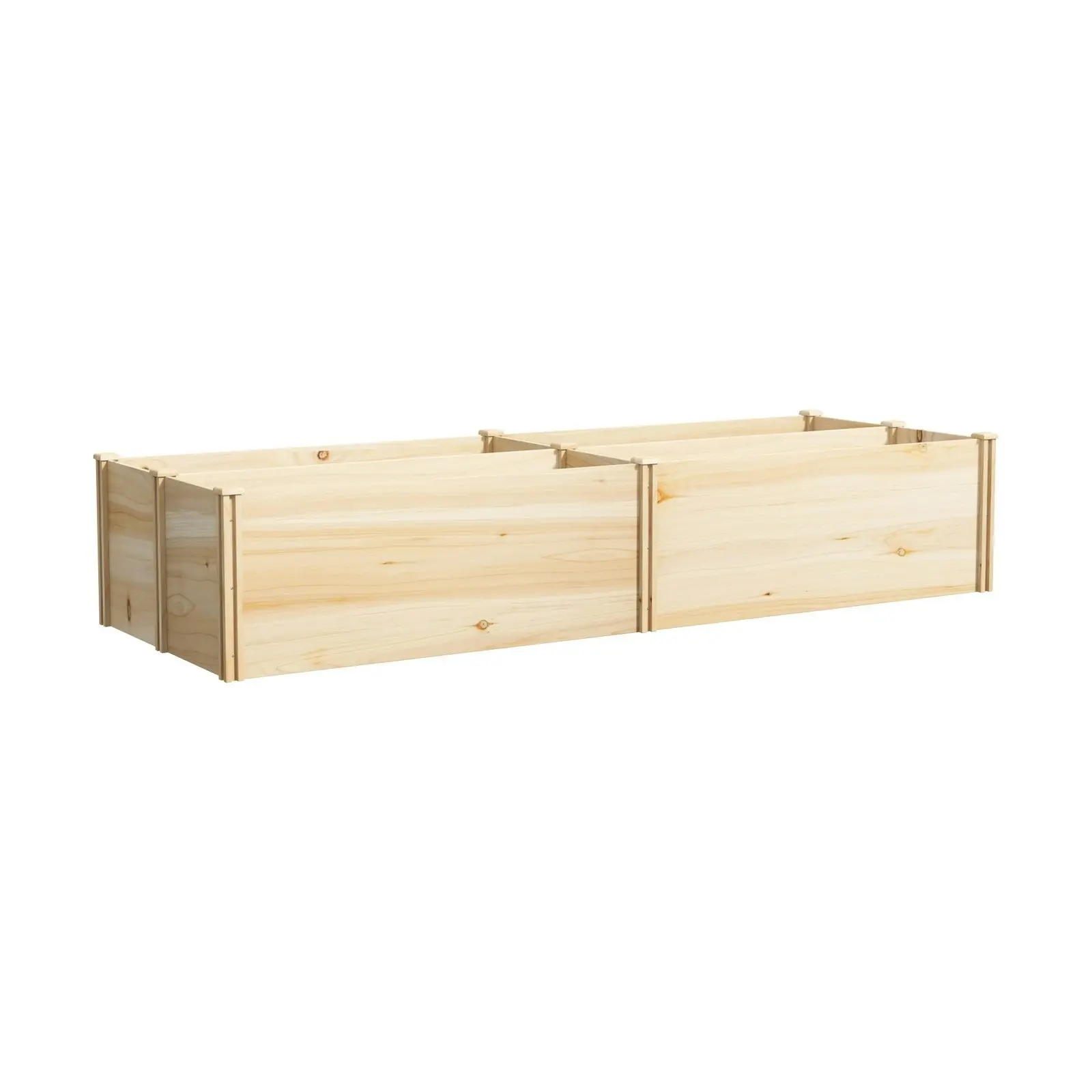 Livsip Garden Bed Raised Set of 4 120x45x45cm Wooden Planter Box Container