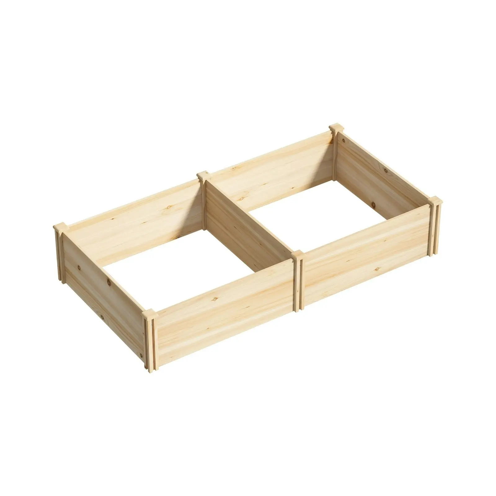 Livsip Garden Bed 160x80x30cm Raised Wooden Planter Box Container