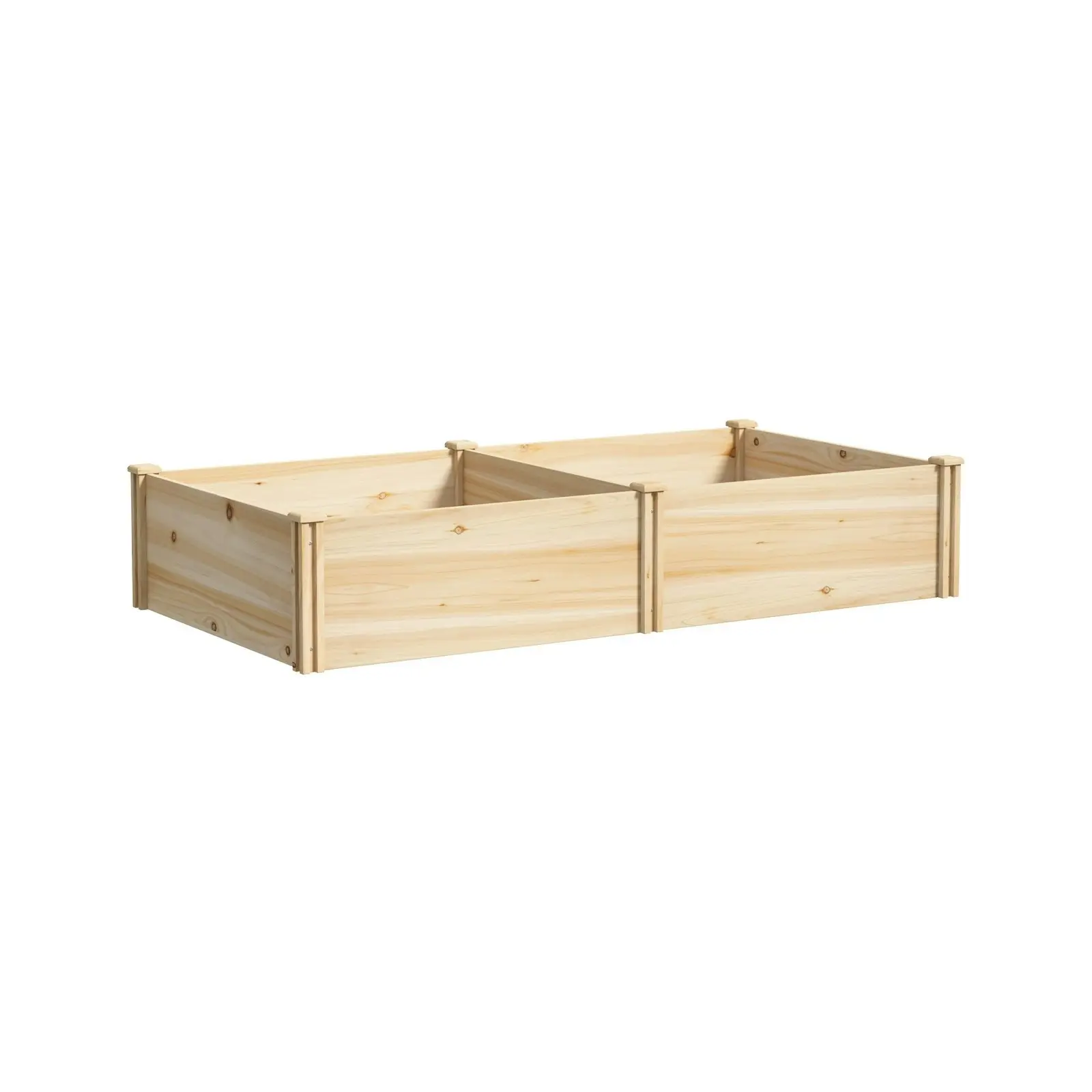 Livsip Garden Bed 160x80x30cm Raised Wooden Planter Box Container