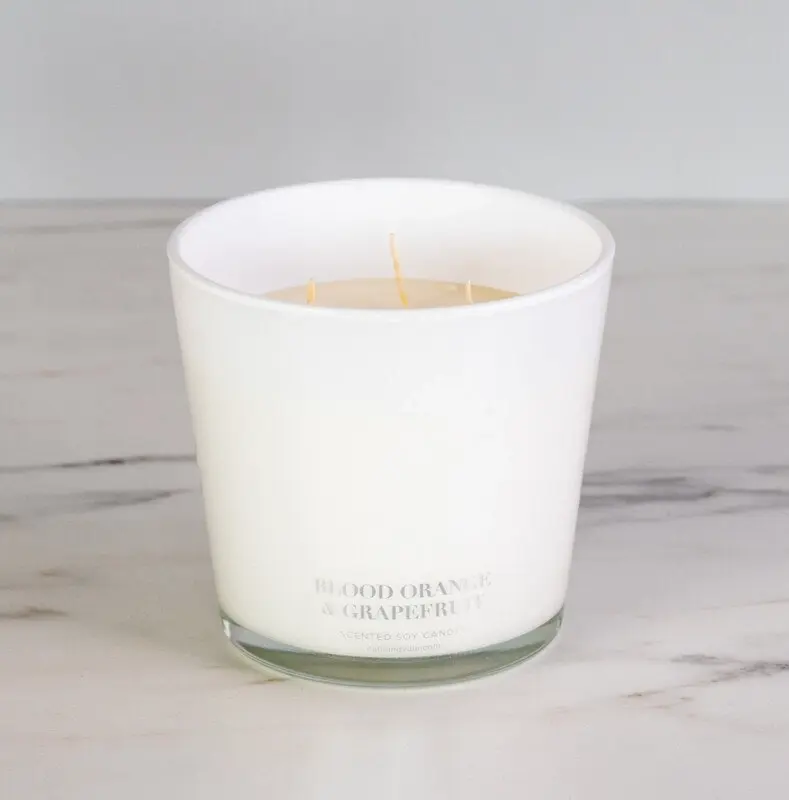 Canningvale Large Scented Soy Wax Candle - Blood Orange & Grapefruit