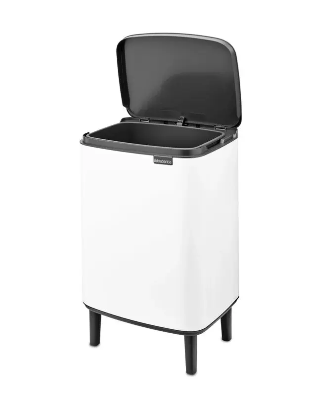 Brabantia Bo 12L Waste Bin Hi - White