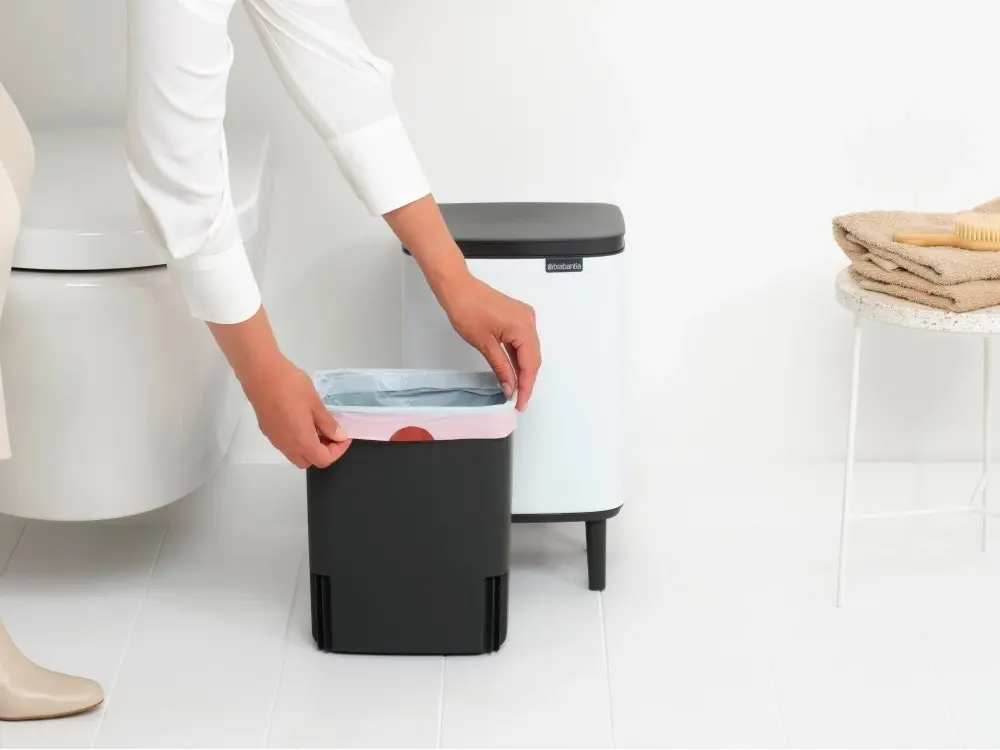 Brabantia Bo 7L Waste Bin Hi - White