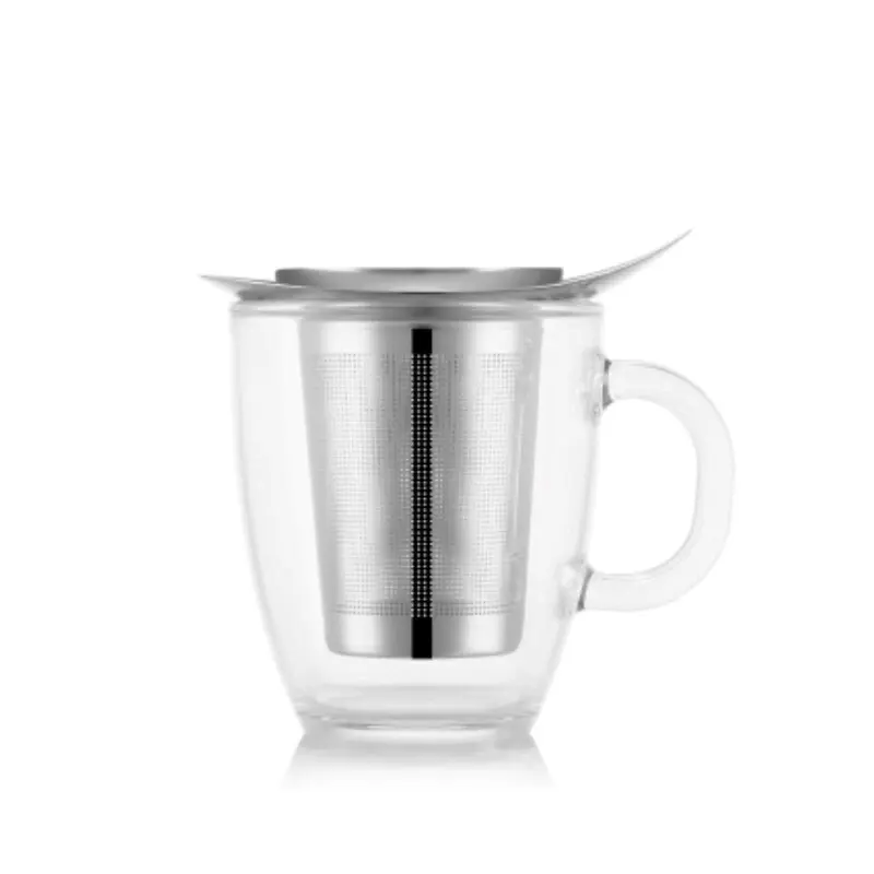 Bodum YO-YO Set 350ml Glass Mug and Tea Strainer