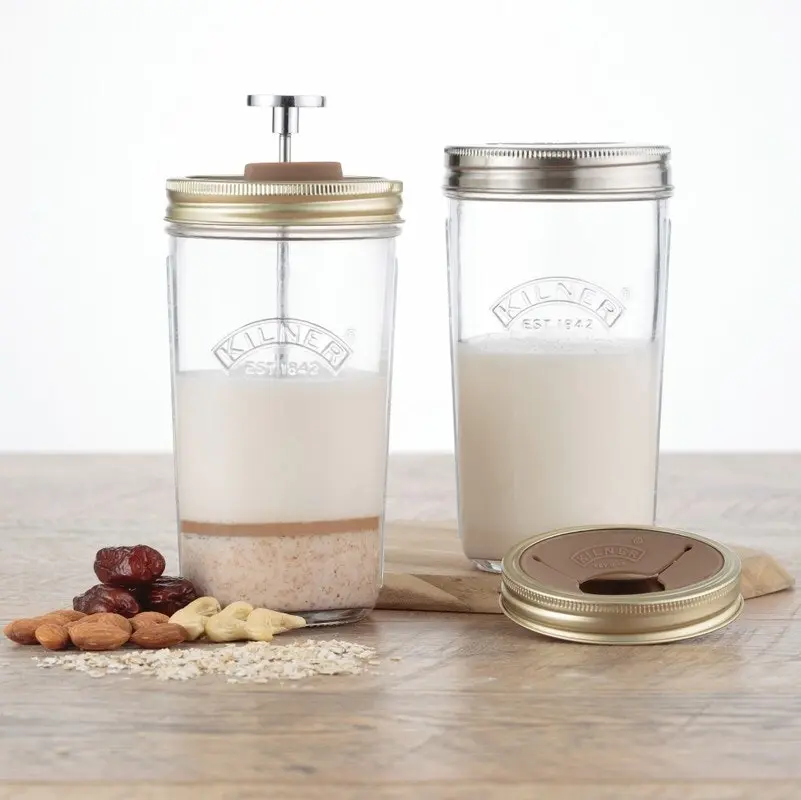 Kilner 500ml Nut Drink Making Set -clear