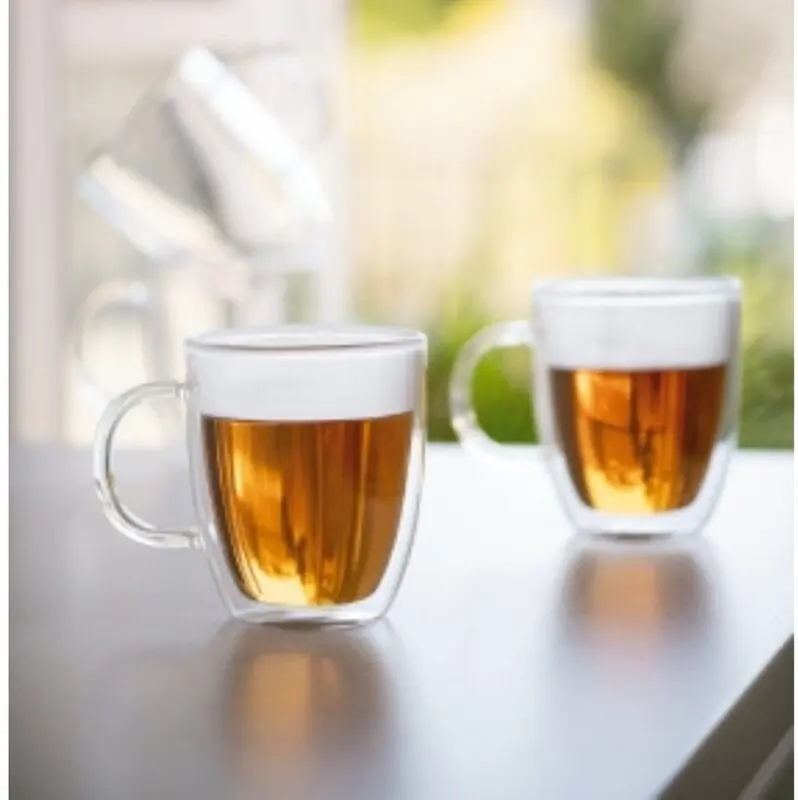 Bodum Bistro Double Wall 450ml Mug 6 Piece Set