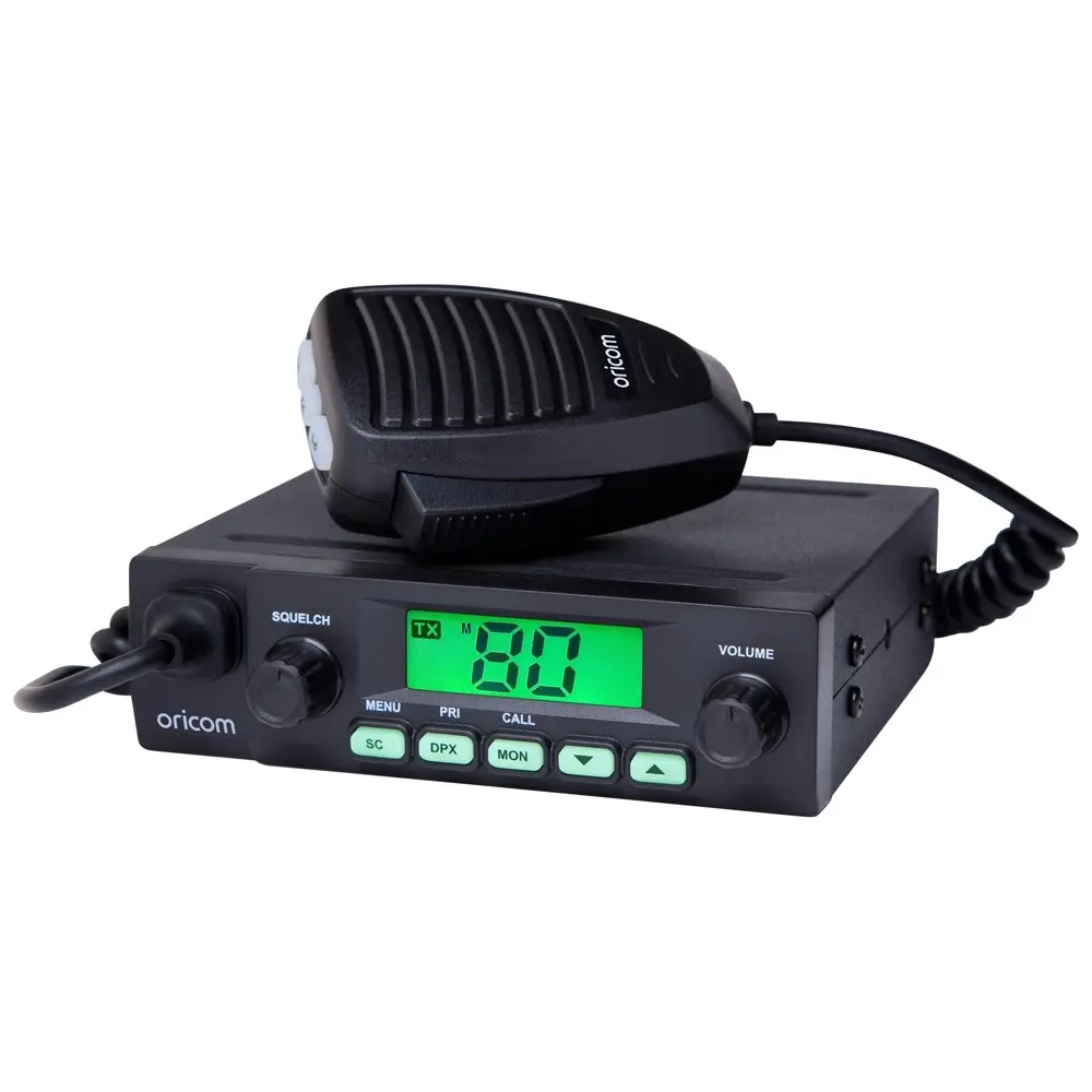 Oricom UHF025 Compact 5 Watt UHF CB Radio AND ANU215 6.5dBi UHF CB Antenna AND UHF2200 2 Watt Handheld UHF CB Single Radio (UHF025BHH)