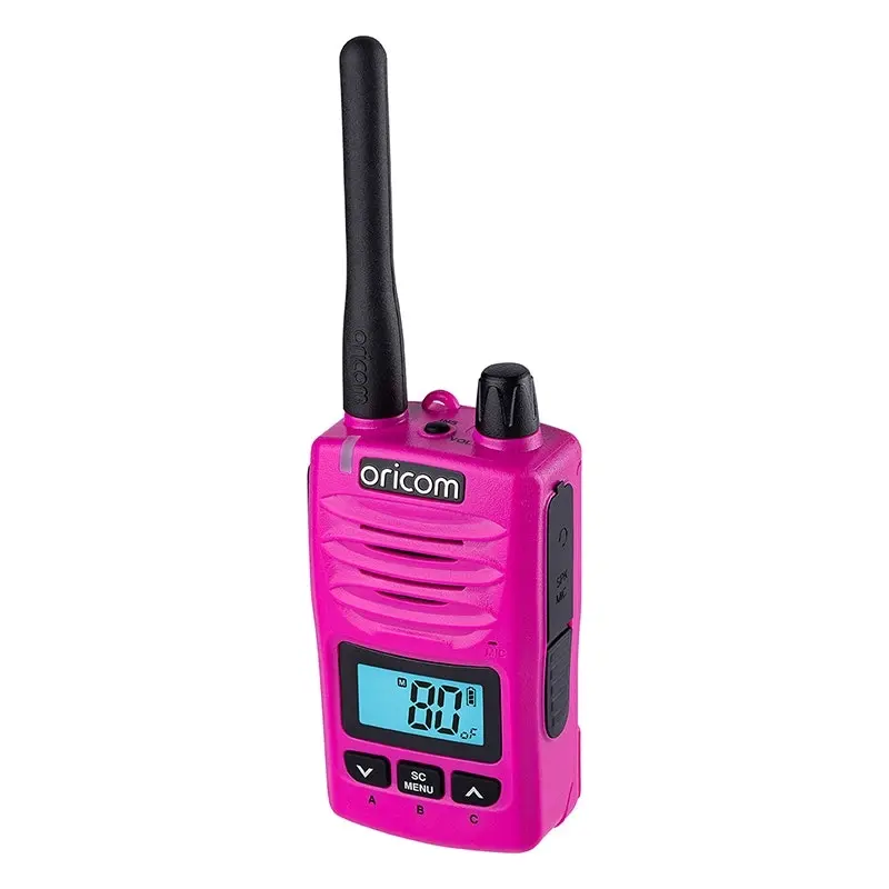 Oricom DTX600 Waterproof IP67 5 Watt Handheld UHF CB Radio - Pink