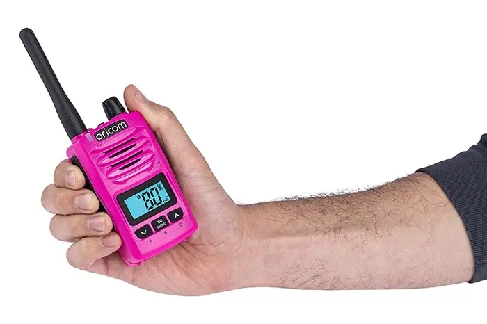 Oricom DTX600 Waterproof IP67 5 Watt Handheld UHF CB Radio - Pink