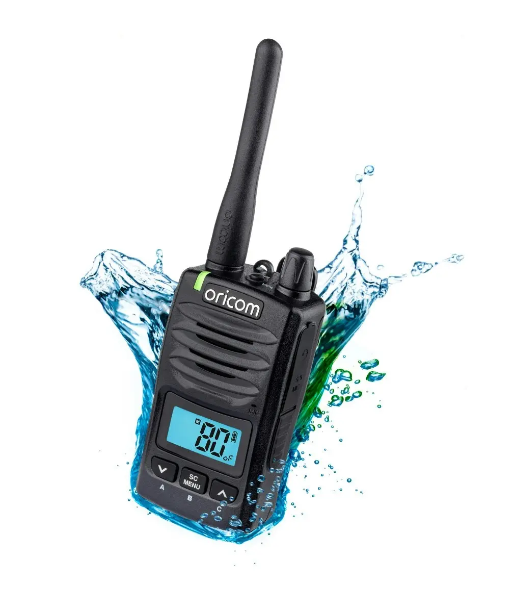 Oricom DTXTP600 5 Watt IP67 Waterproof Handheld UHF CB Radio Trade Pack