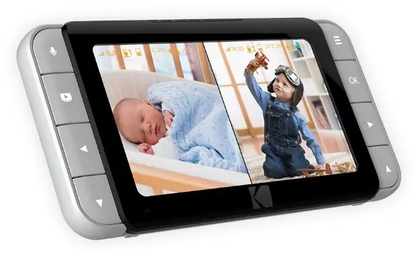 Kodak C525P 5" Video Baby Monitor Motorised Pan Tilt with Remote Access - Security Pet Dog Cat