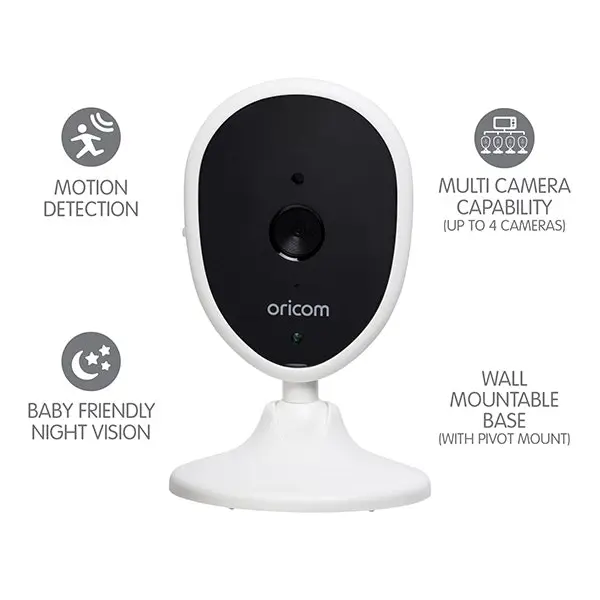 Oricom Secure SC740 Digital Video Baby Monitor with Motorised Pan Tilt Camera