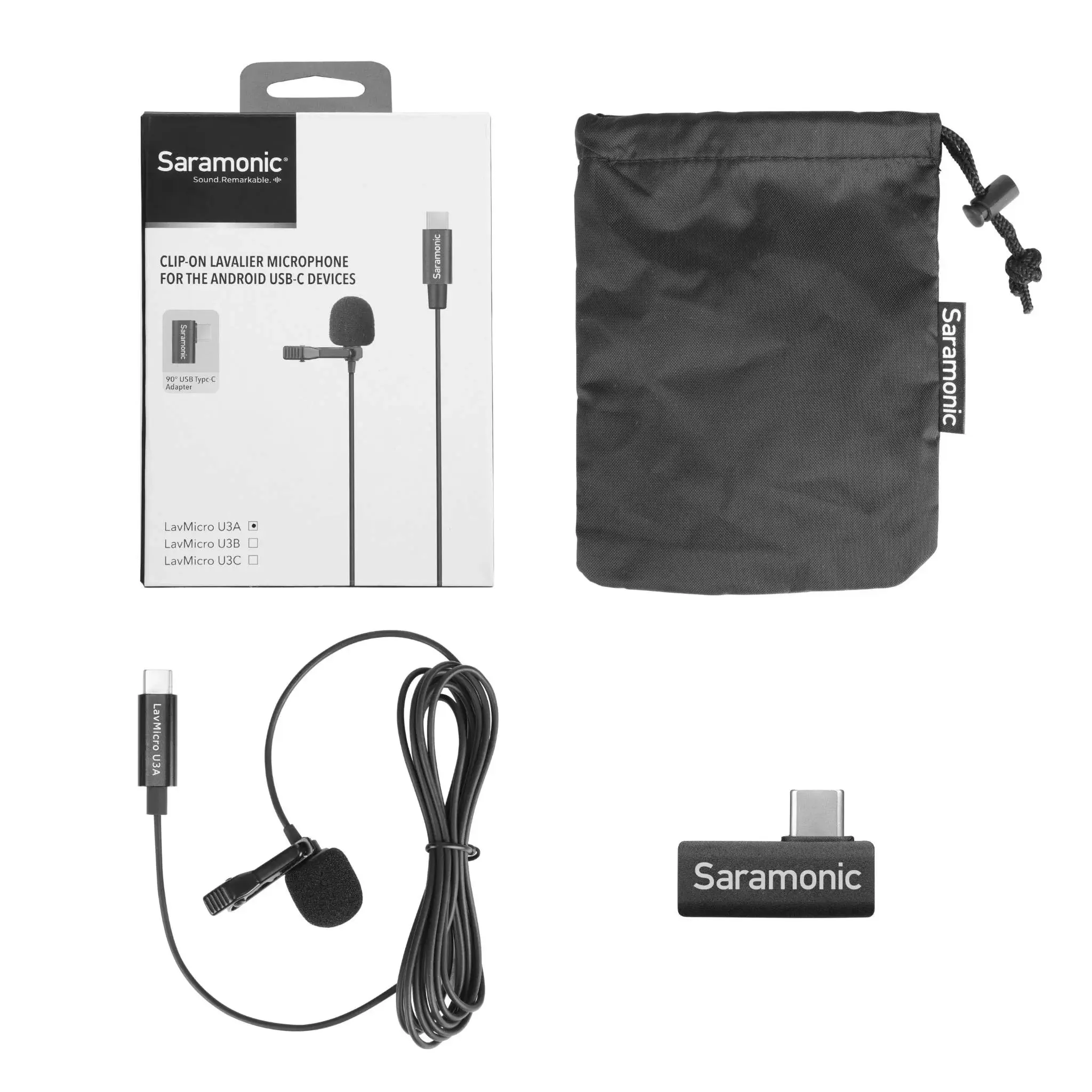 Saramonic Lavmicro U3a Lapel Microphone - Black