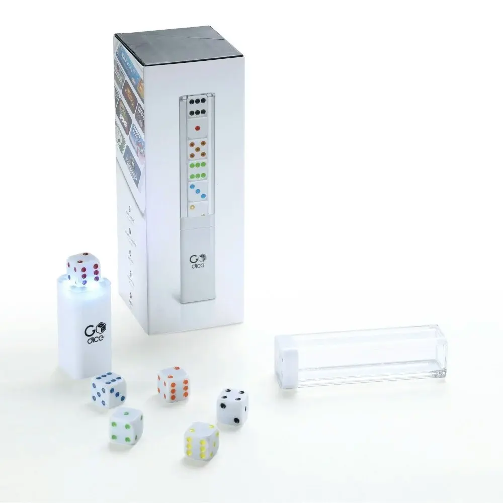 GoDice 6 Pack Electronic Dice - White