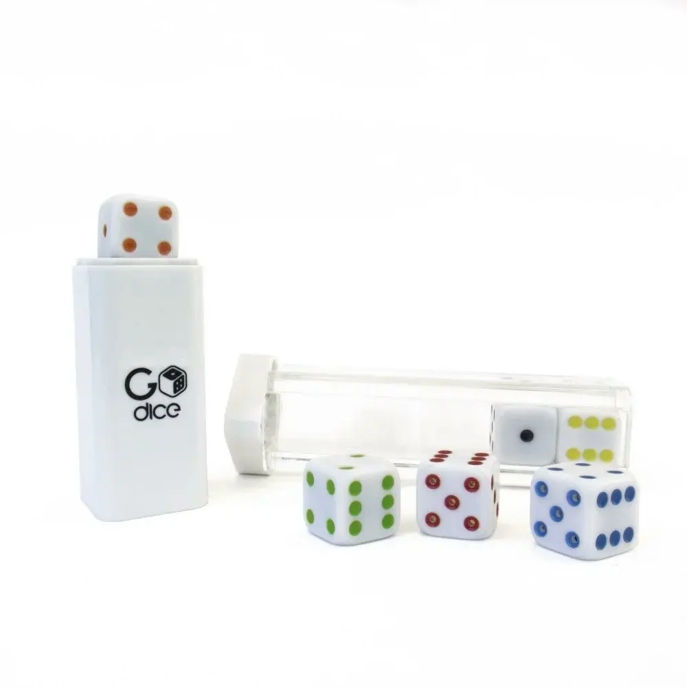 GoDice 6 Pack Electronic Dice - White