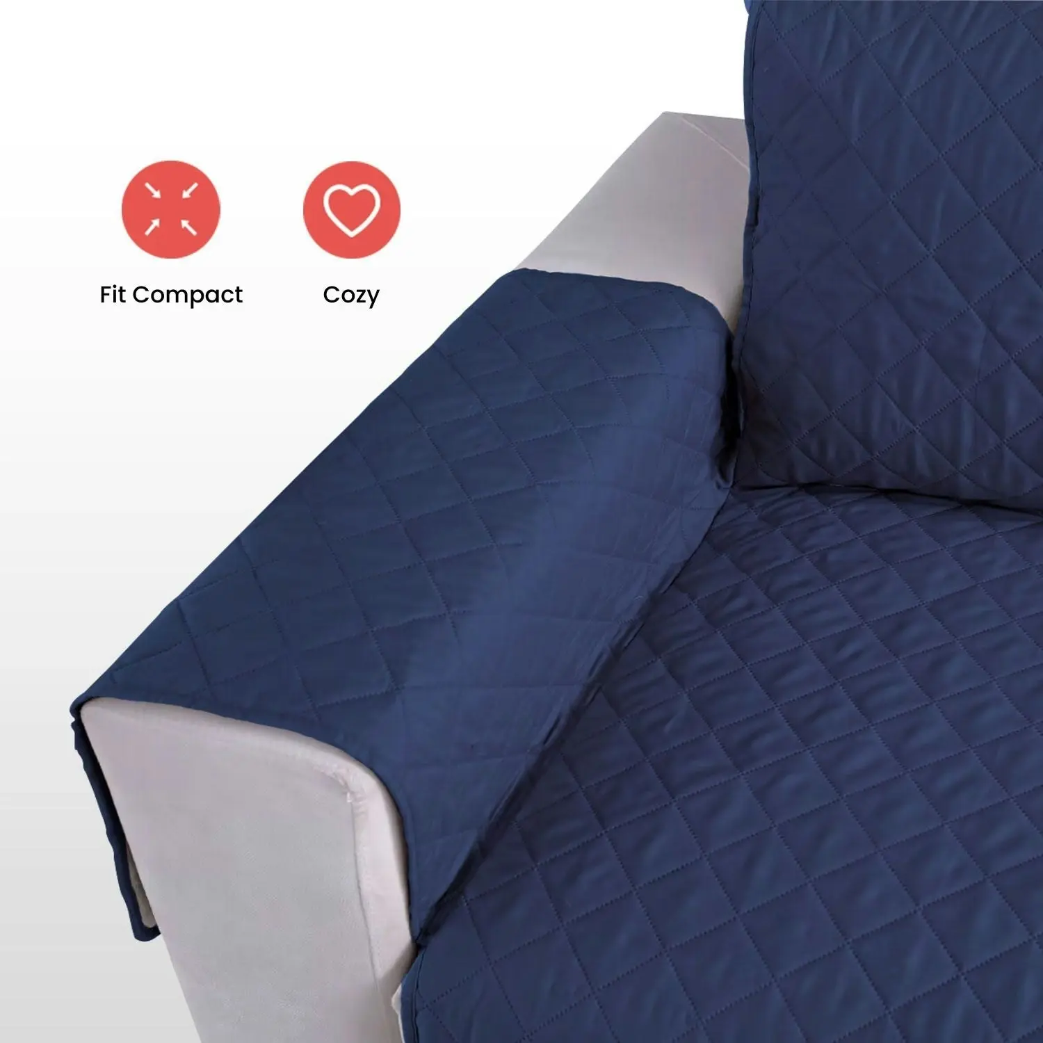 Floofi Pet Sofa Cover 1 Seat (Blue)