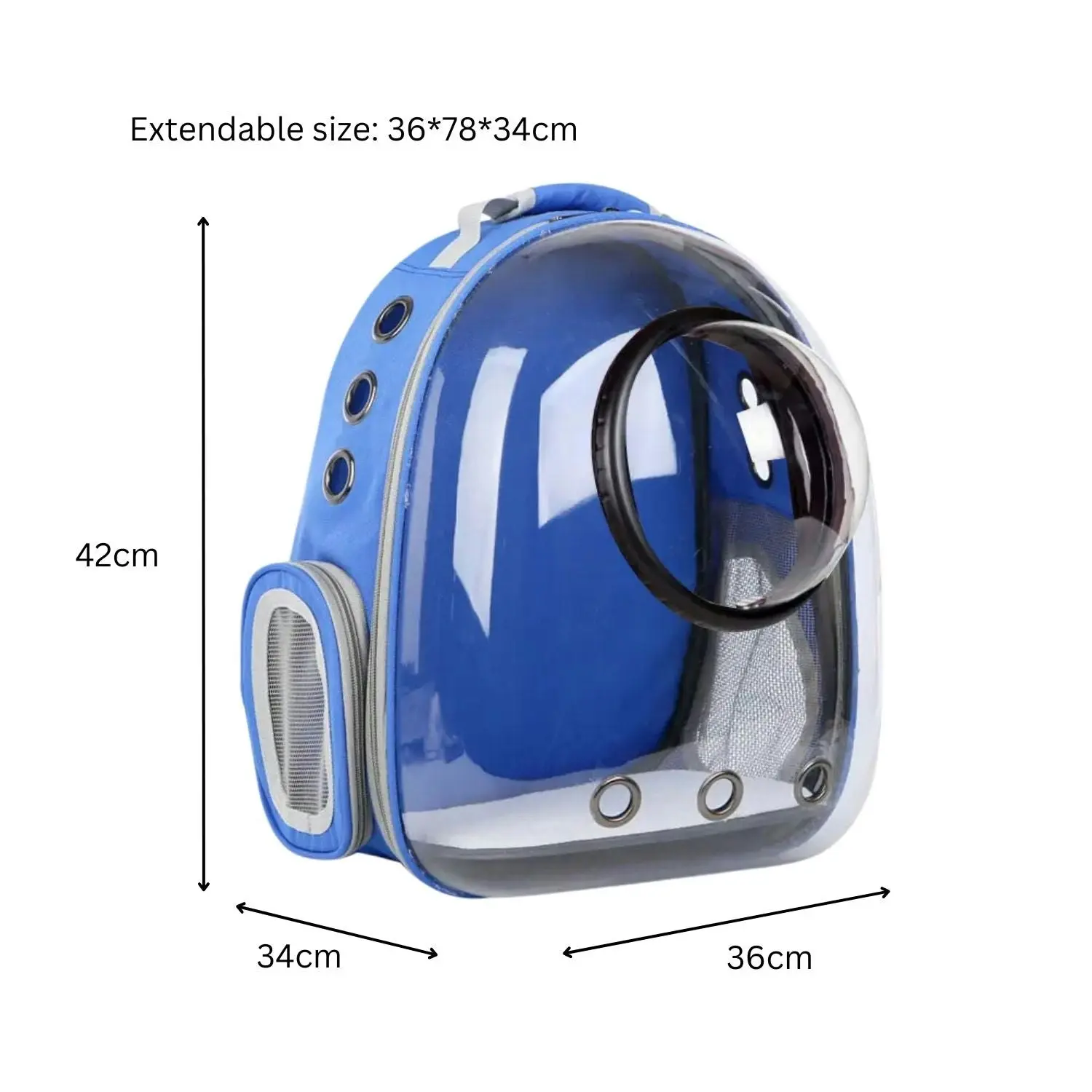 Floofi Expandable Space Capsule Backpack (Blue)