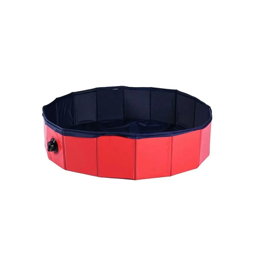 Floofi Pet Pool 120cm*30cm XL (Extra Large, Red)