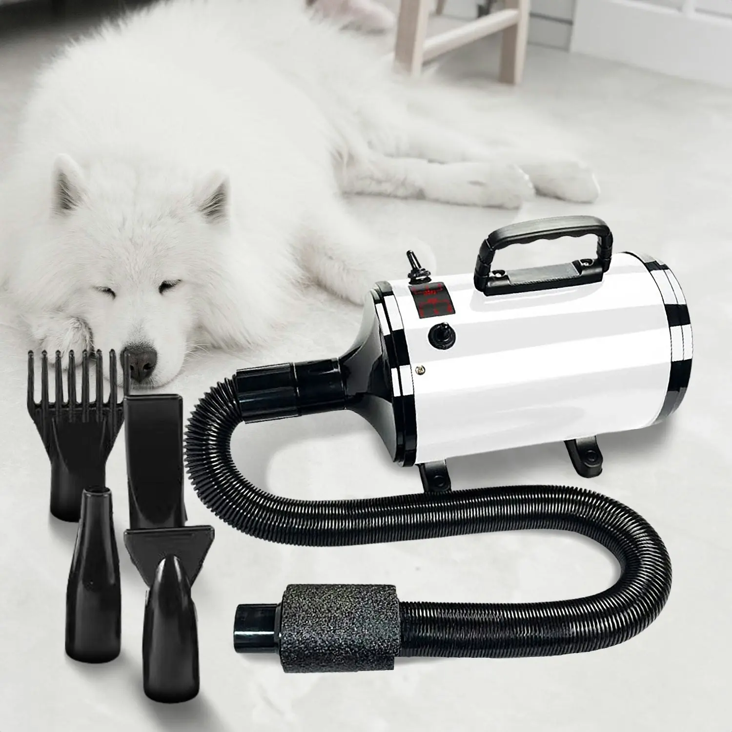 Floofi Basic Grooming Pet Hair Dryer - White