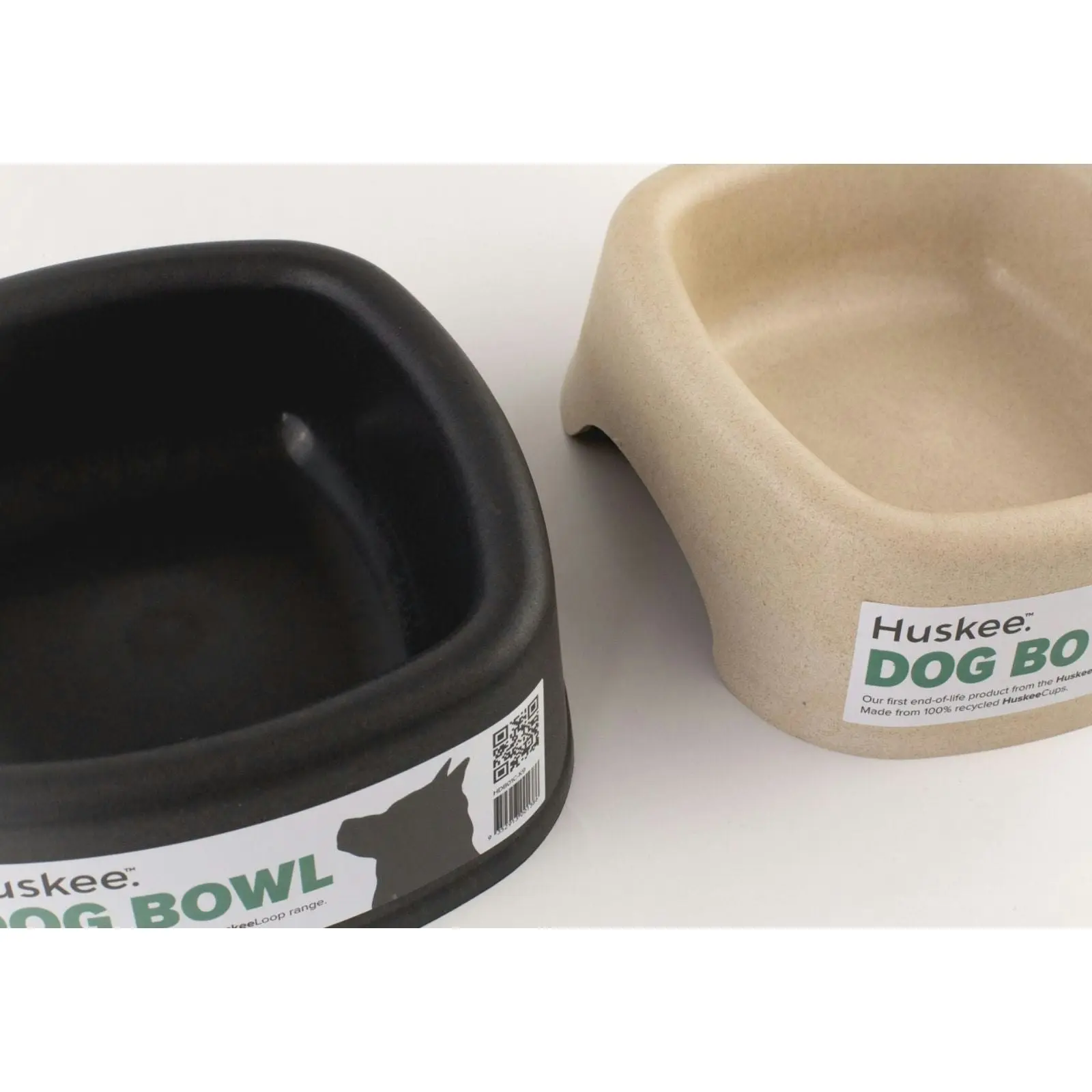 Huskee Portion Control Training Aid Dog Bowl Charcoal