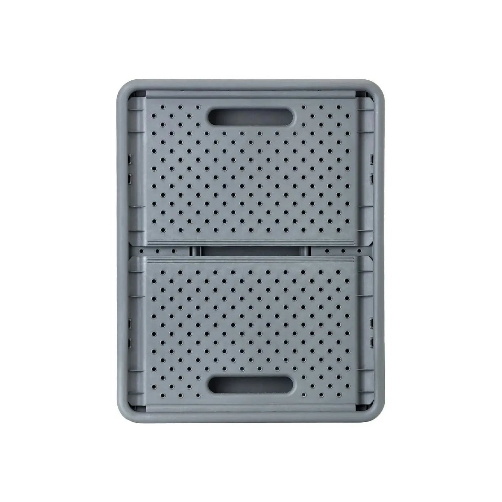 Vigar 11.3L Compact Charcoal Black Foldable Crate