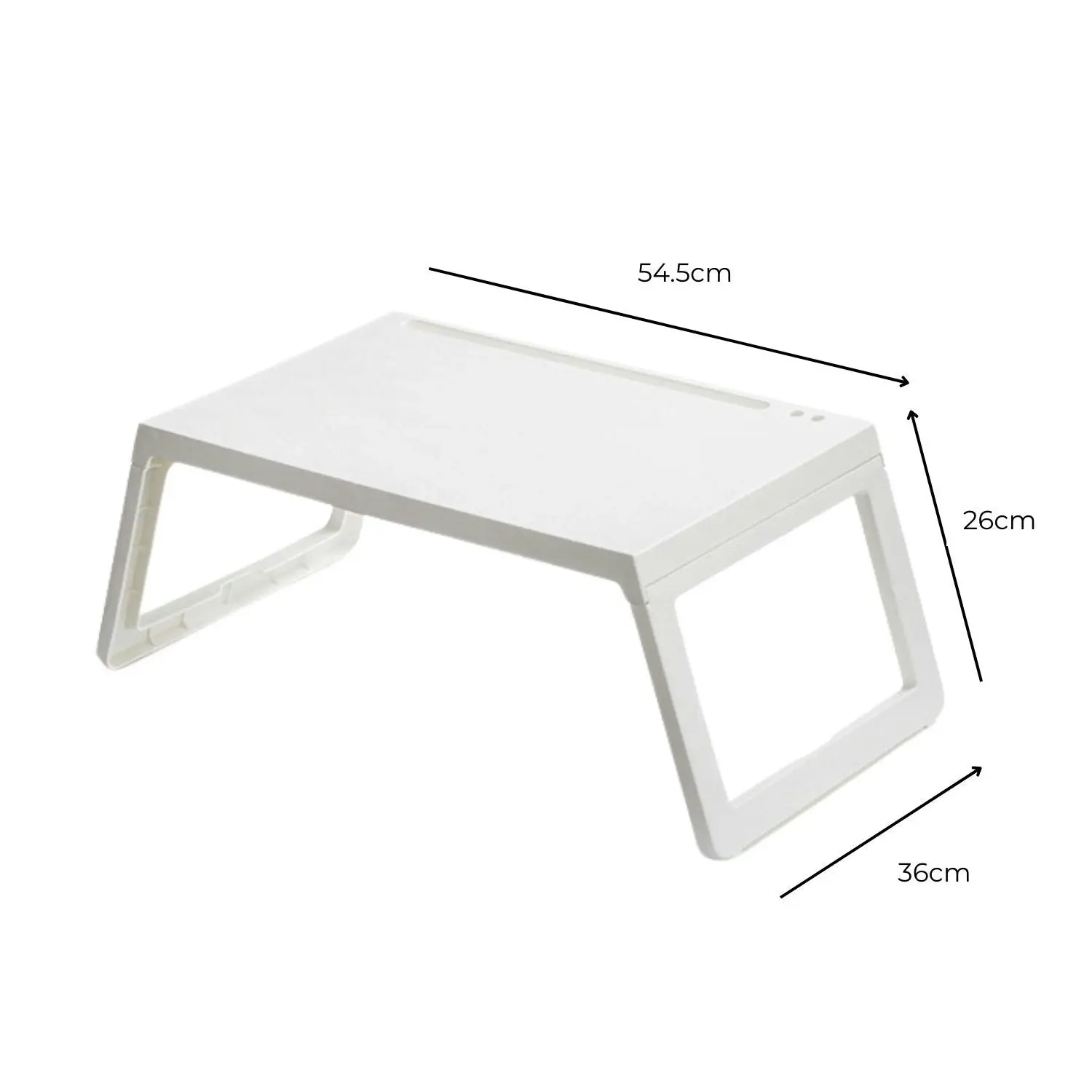 Ekkio Multifunction Laptop Bed Desk (White)