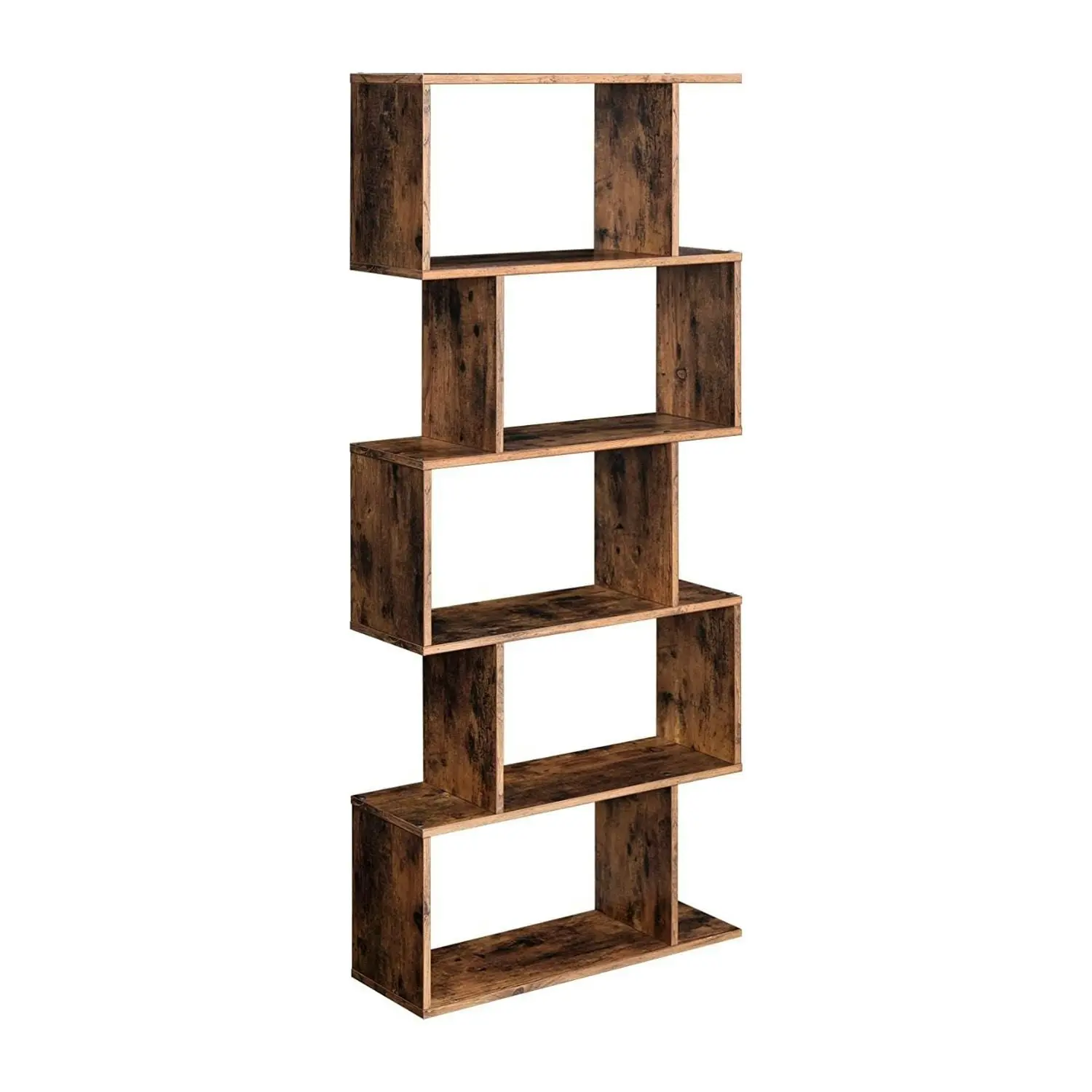 VASAGLE Bookshelf 5 Tiers - Rustic Brown