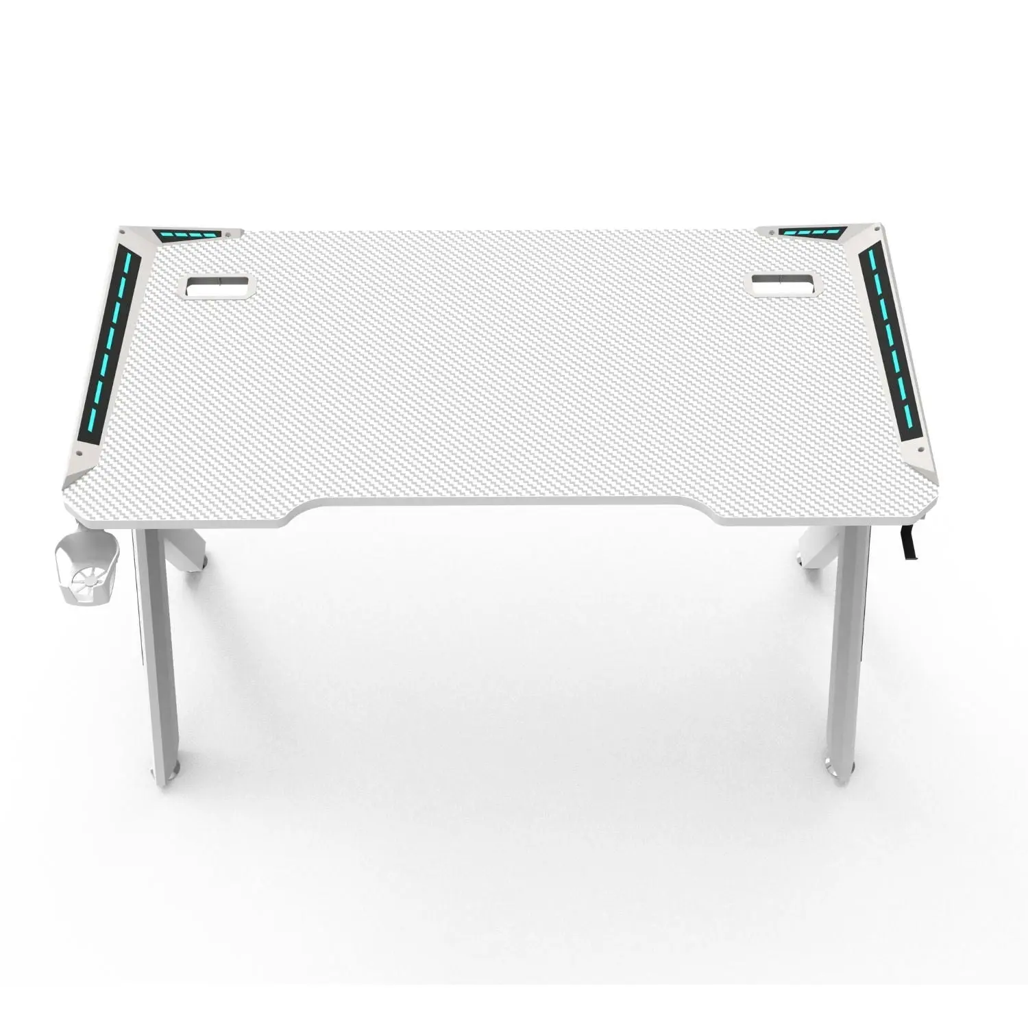 Ekkio RGB Gaming Desk Y Shape 140cm - White