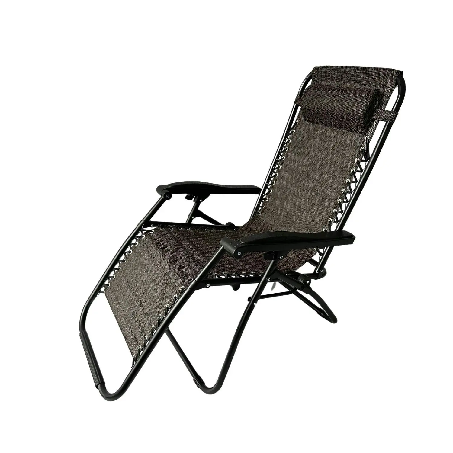 Kiliroo Outdoor Folding Reclining Camping Beach Chair with Breathable Mesh Argyle