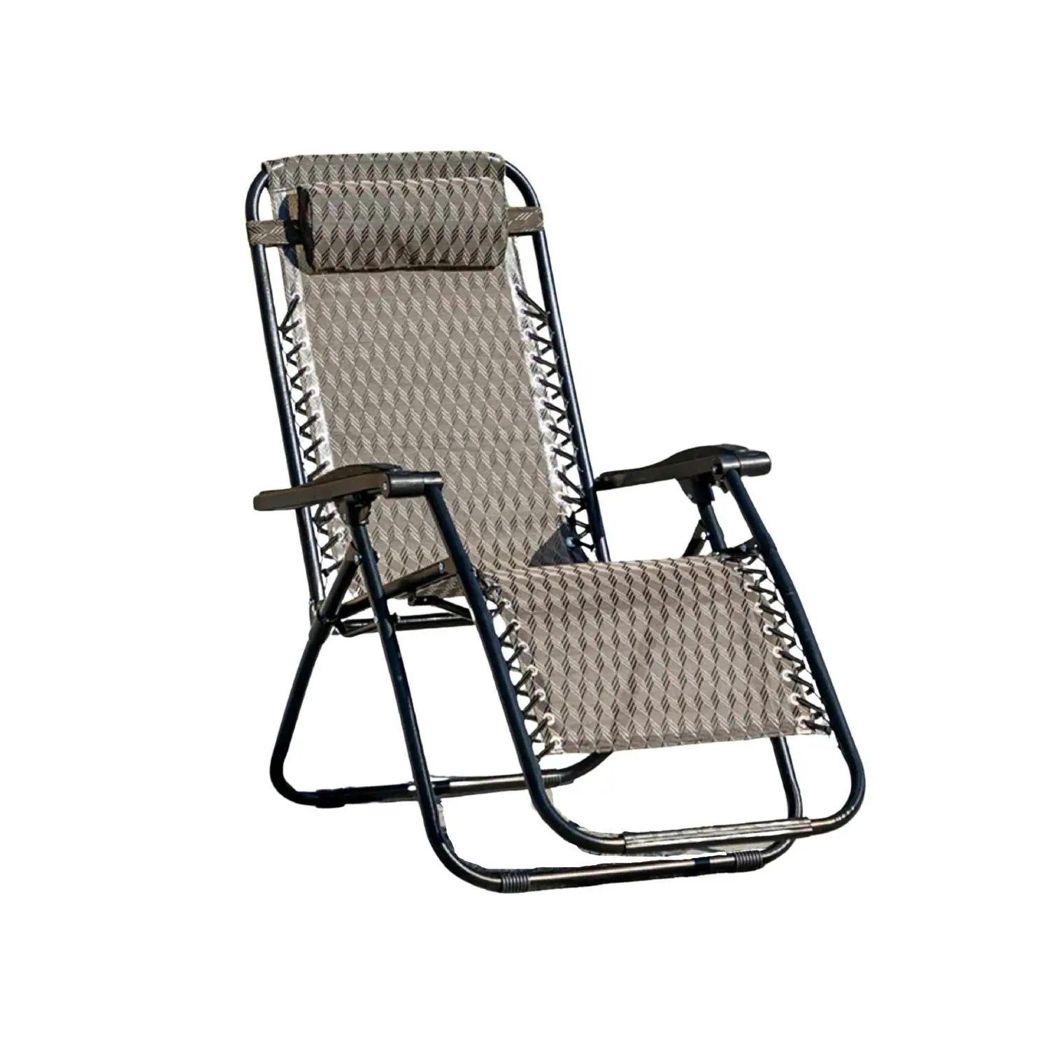 Kiliroo Outdoor Folding Reclining Camping Beach Chair with Breathable Mesh Argyle