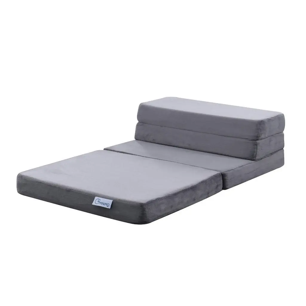 Gominimo Foldable Mattresses With Memory Foam Mattress Topper Single Portable