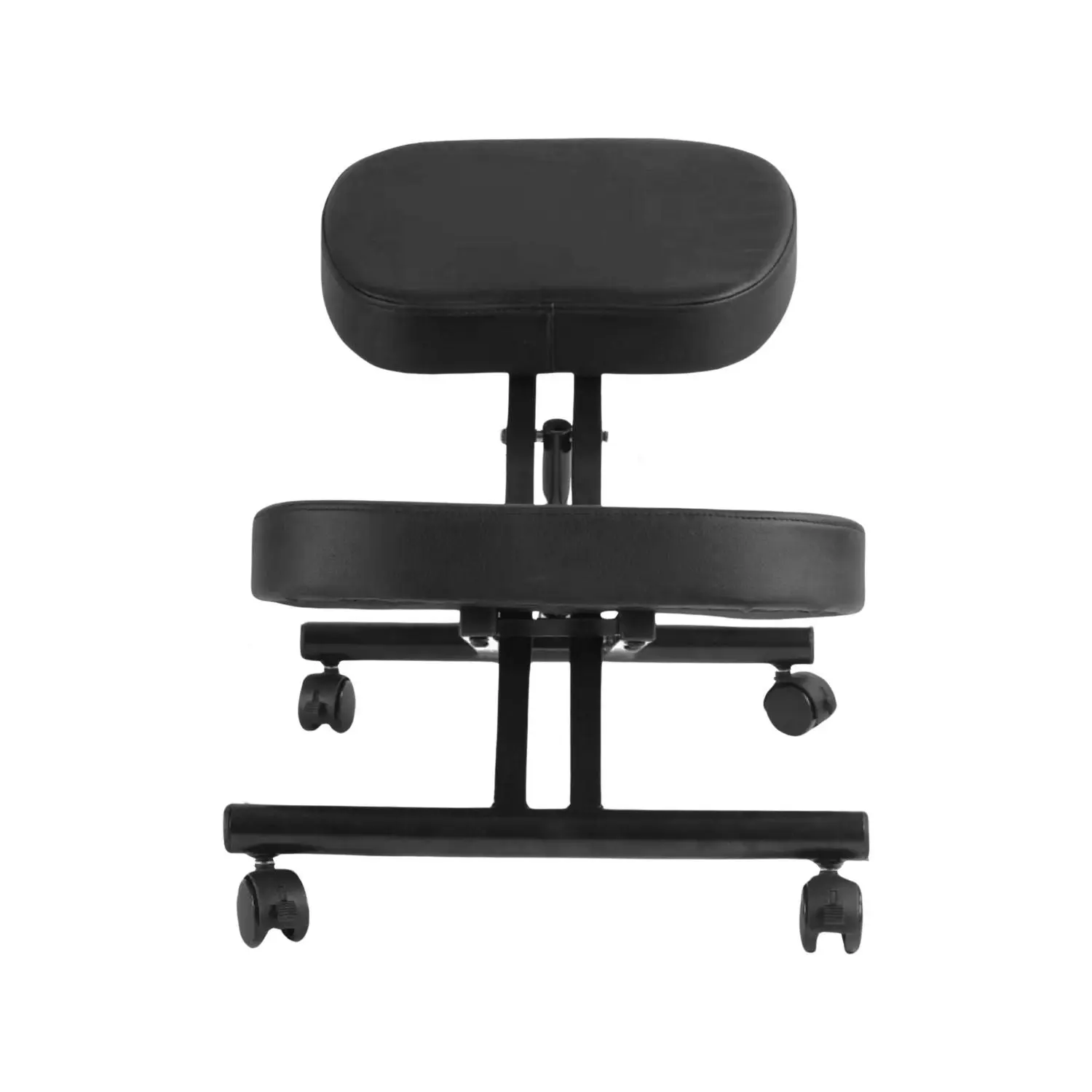 Ekkio Adjustable Ergonomic Kneeling Chair Stretch Stress Knee Office Seat Black