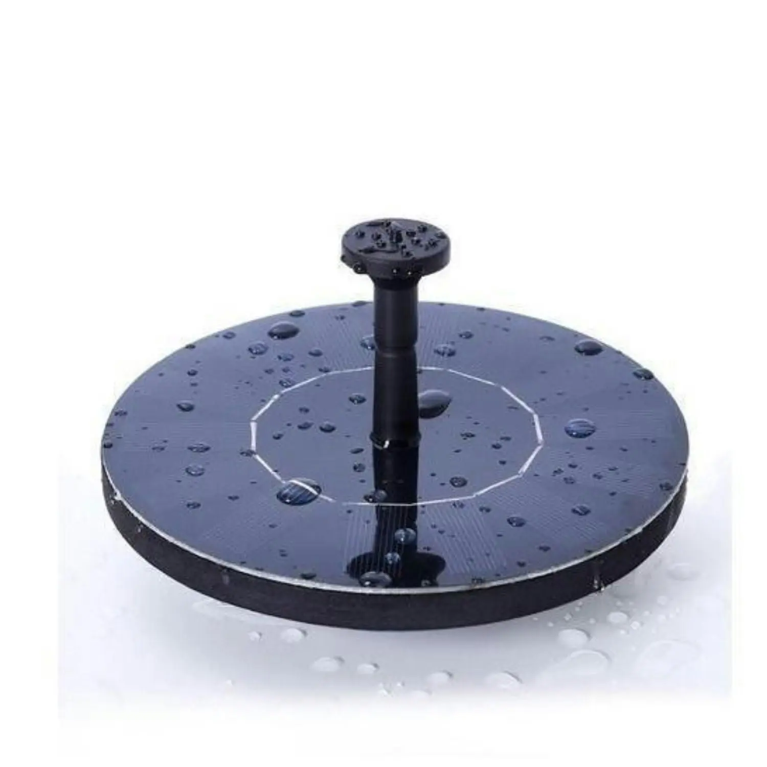 Noveden 1W Solar Powered Fountain Water Pump for Outdoor Garden Bird Bath Pond 13cm