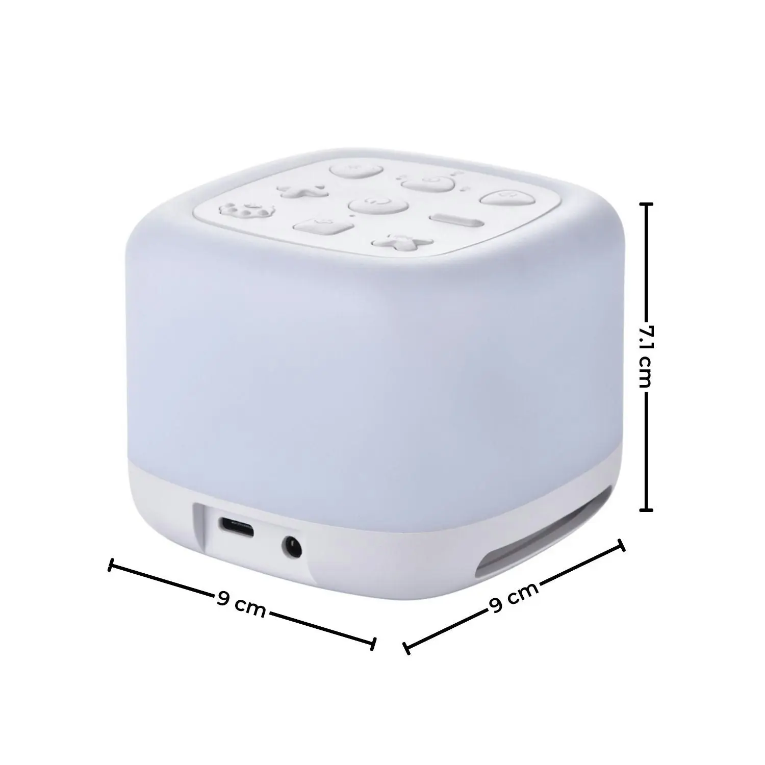 Gominimo White Noise Machine with Night Light and 40 Soothing Sounds Sleeping